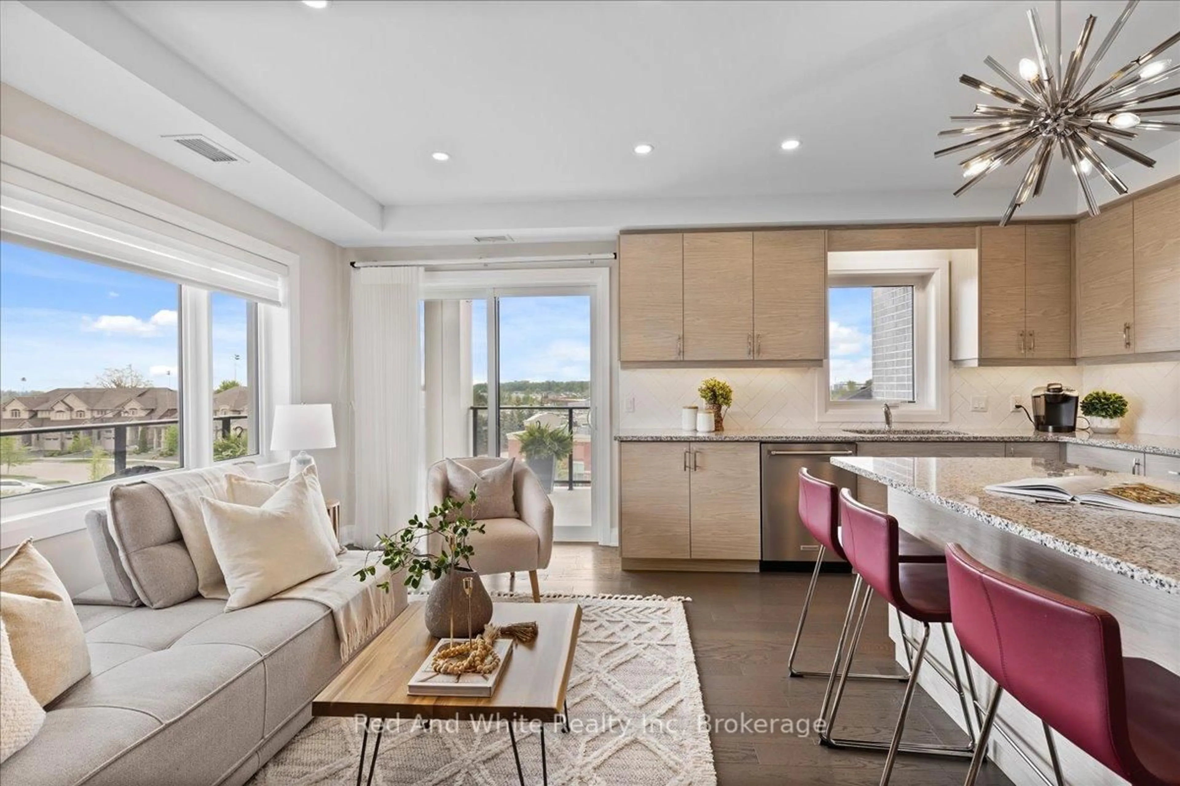 Open concept kitchen, unknown for 245 Grey Silo Rd #302, Waterloo Ontario N2K 0G6