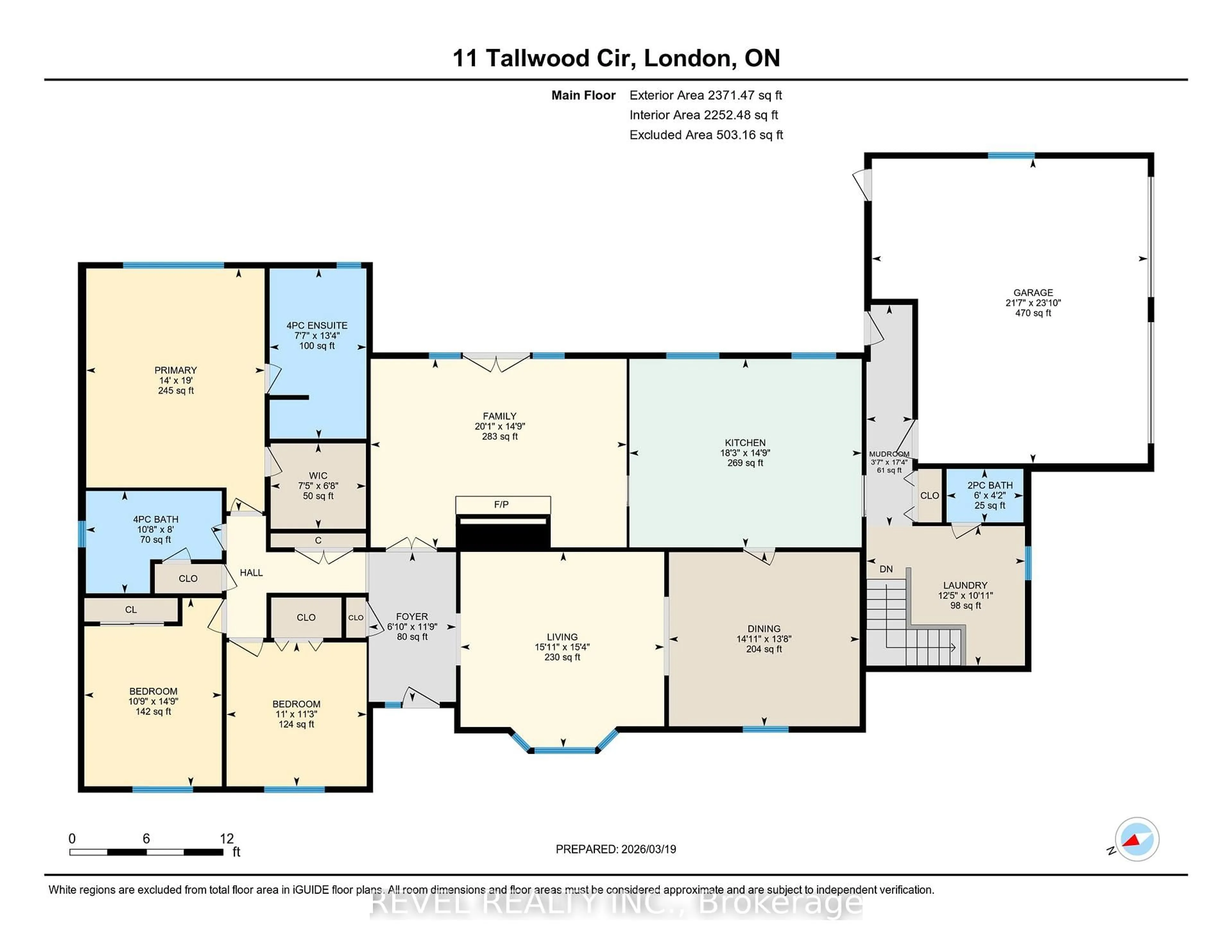 Floor plan for 11 Tallwood Circ, London North Ontario N5X 2S1