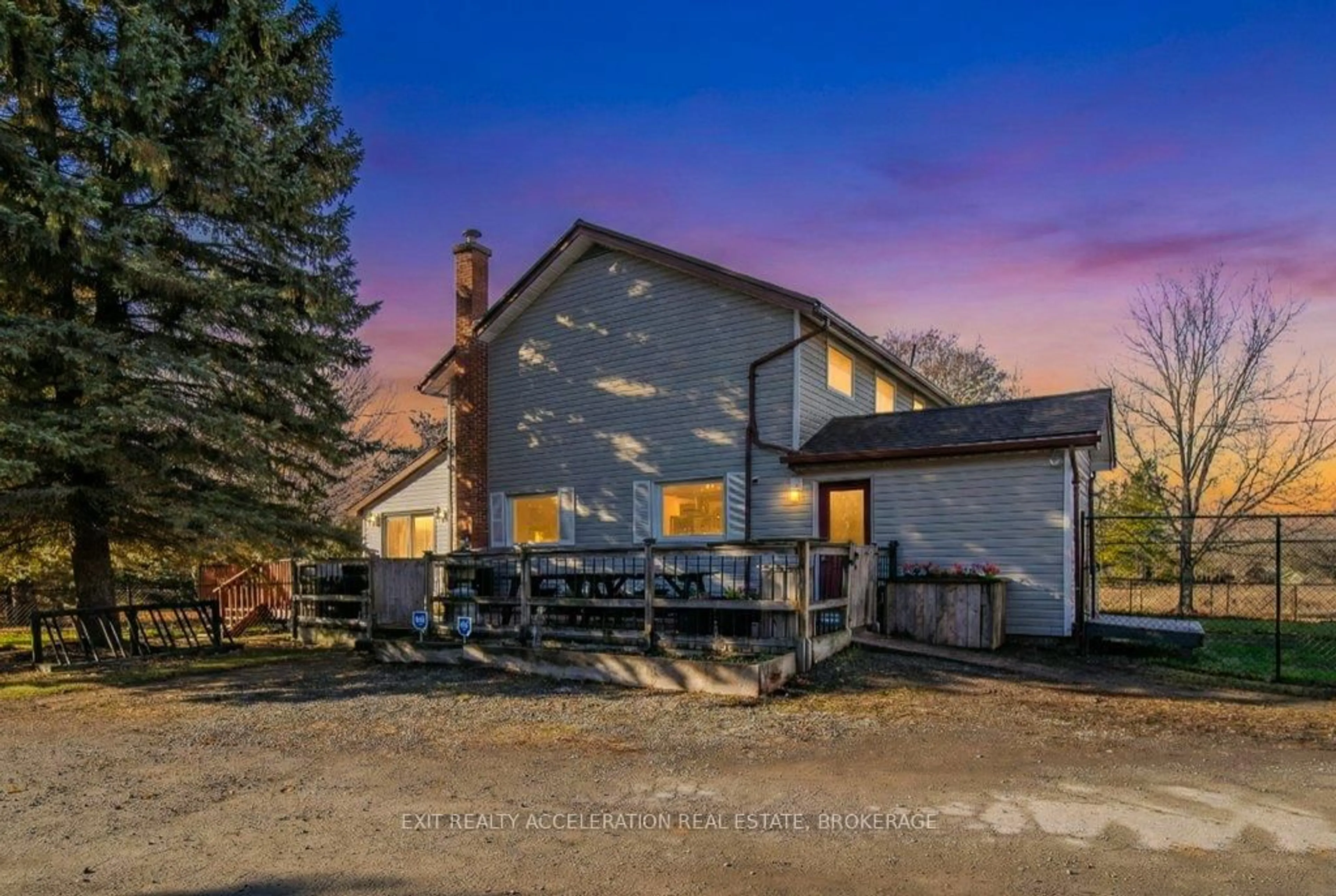 A pic from outside/outdoor area/front of a property/back of a property/a pic from drone, street for 8061 County Rd 2, Greater Napanee Ontario K0K 2W0