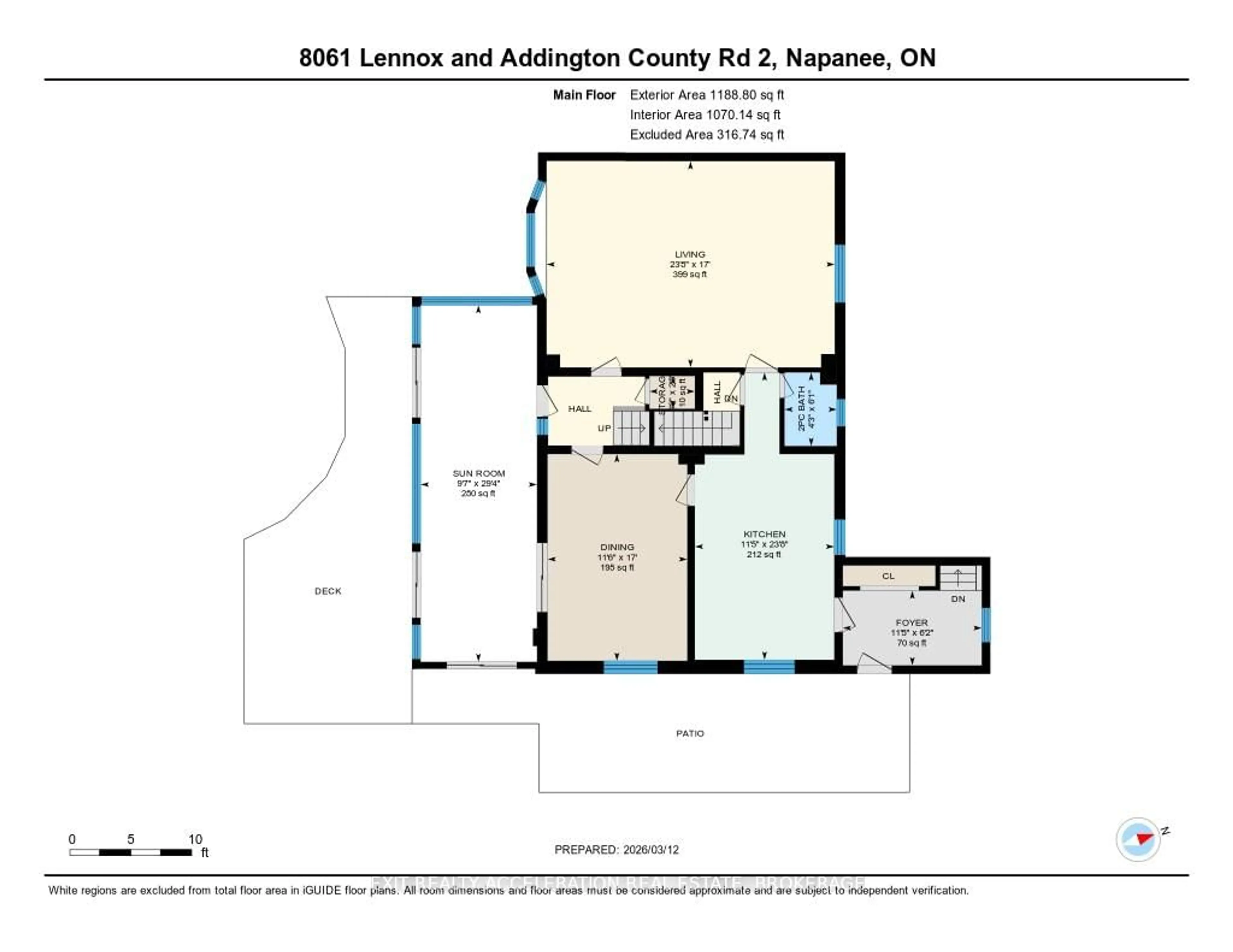 Floor plan for 8061 County Rd 2, Greater Napanee Ontario K0K 2W0
