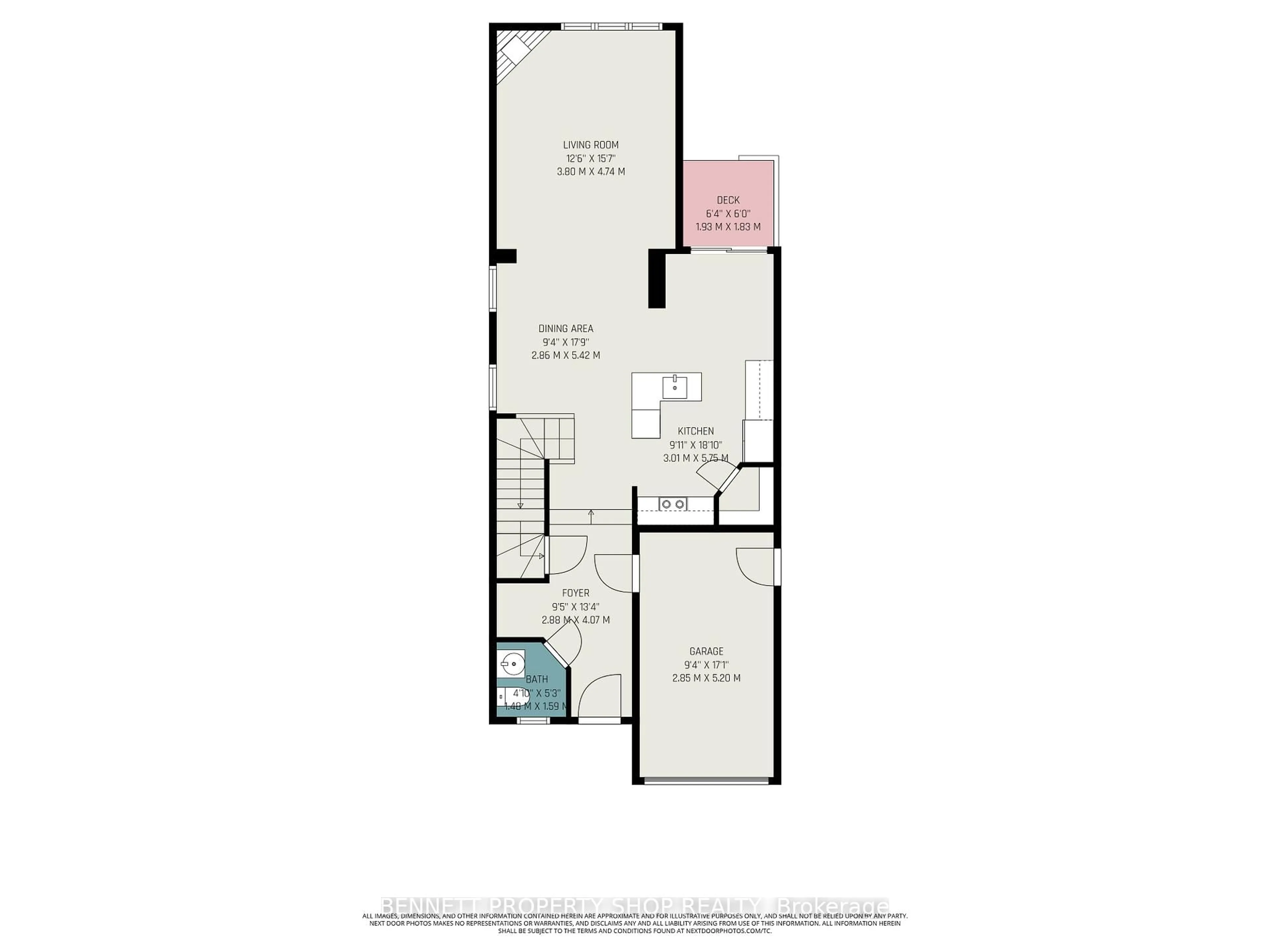 Floor plan for 366 Grey Seal Circ, Ottawa Ontario K1V 2H5
