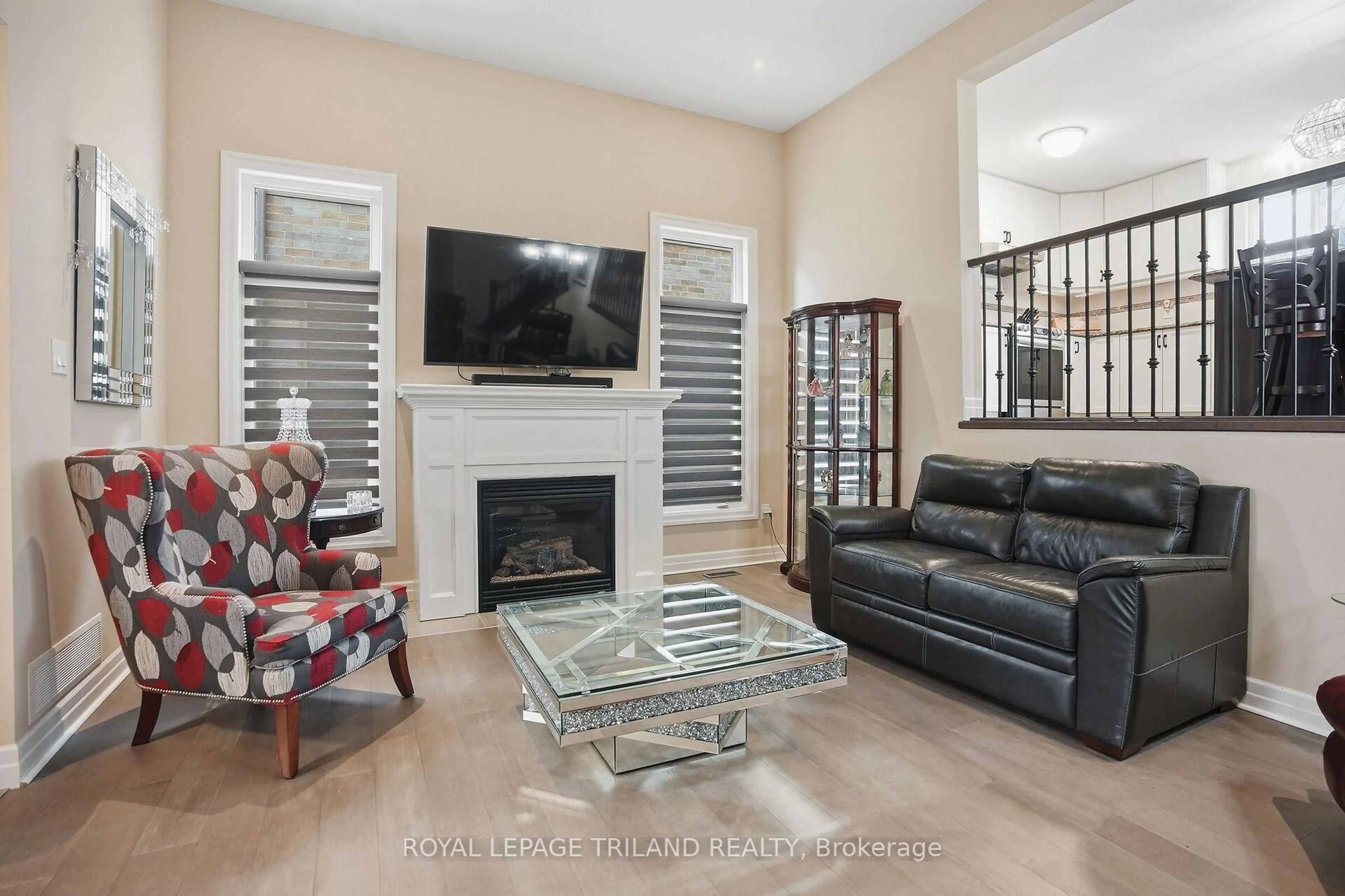 Living room with furniture, ceramic/tile floor for 219 Union Ave, Middlesex Centre Ontario N0L 1R0