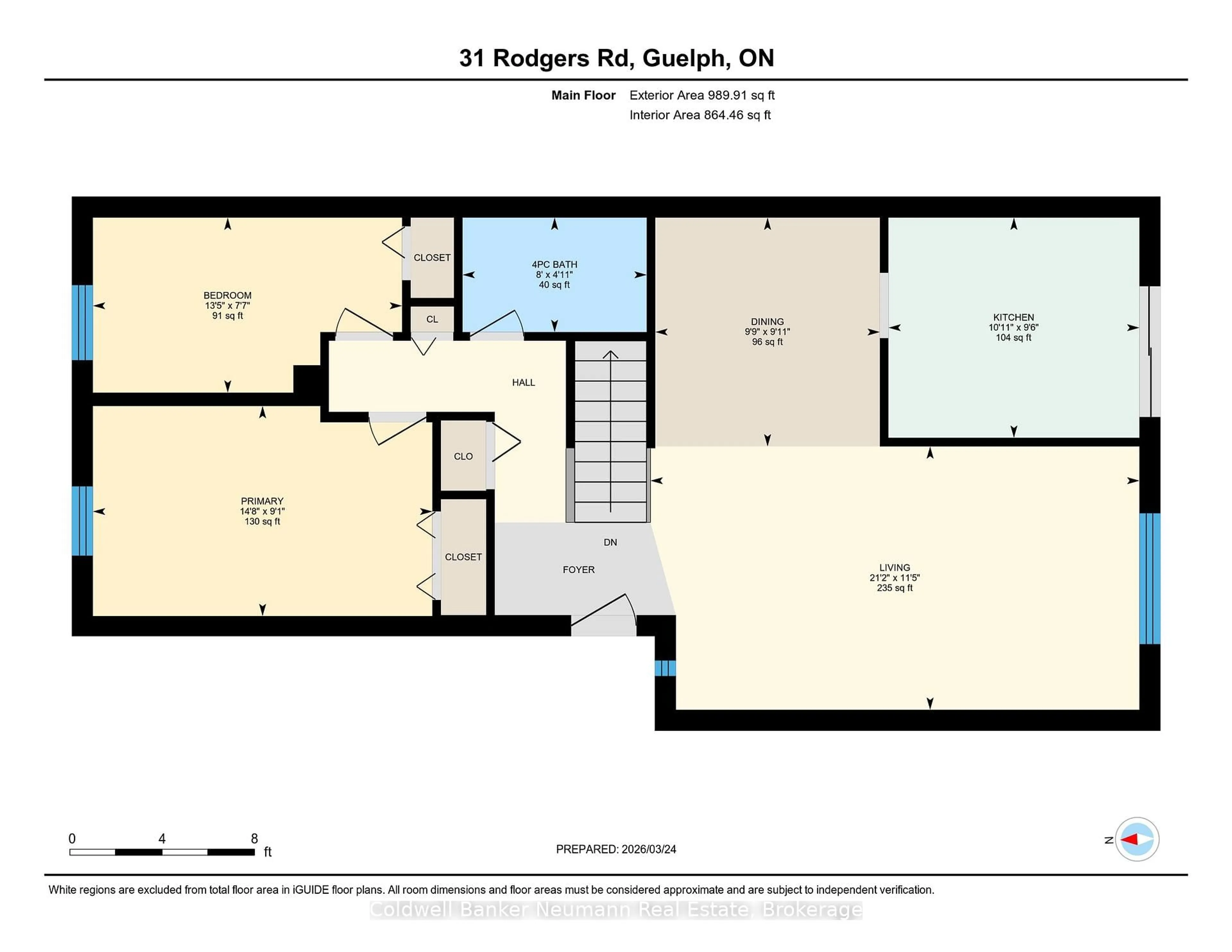 Floor plan for 31 Rodgers Rd, Guelph Ontario N1G 4V5