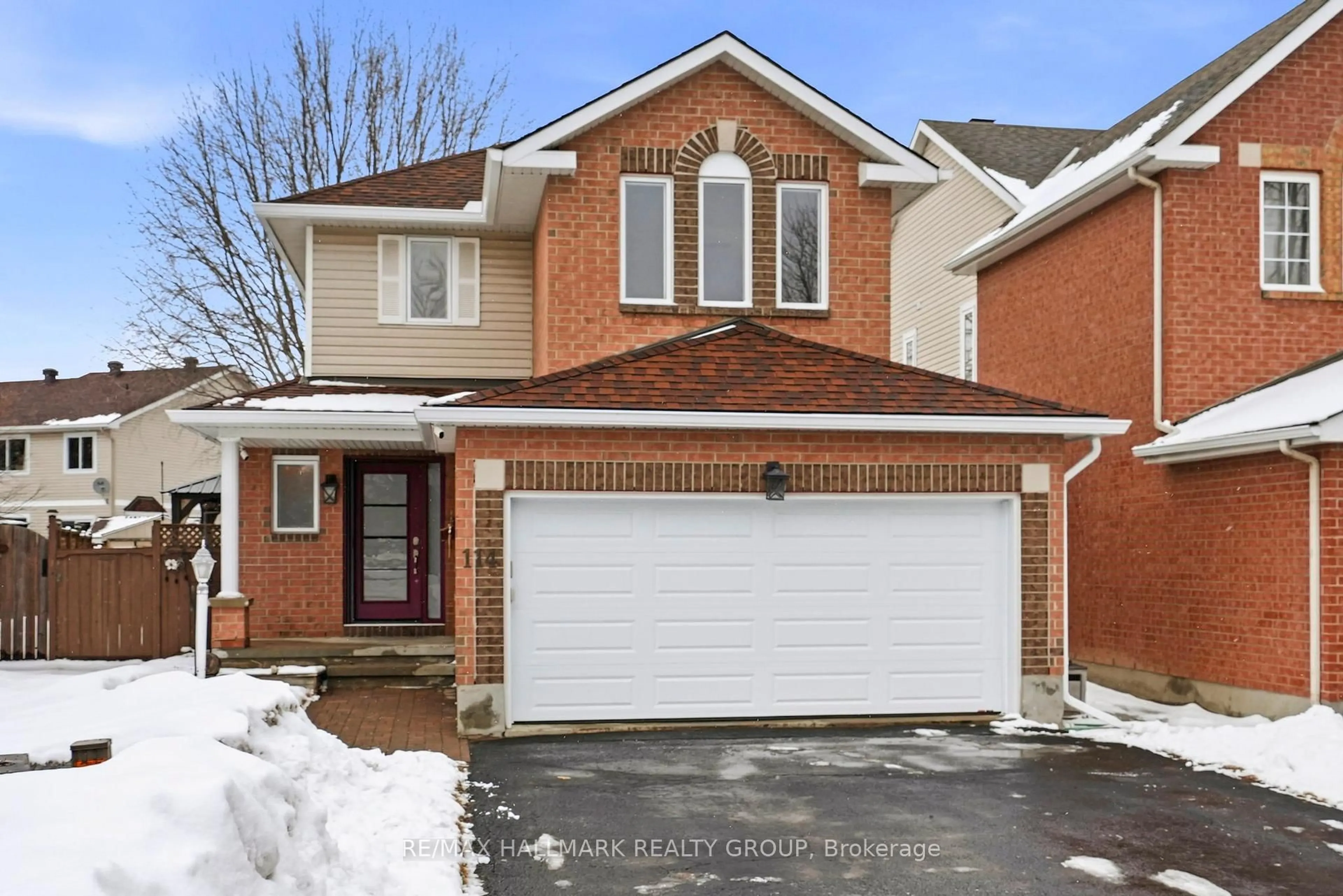 Home with brick exterior material, street for 114 Boulder Way, Nepean Ontario K2J 4R5