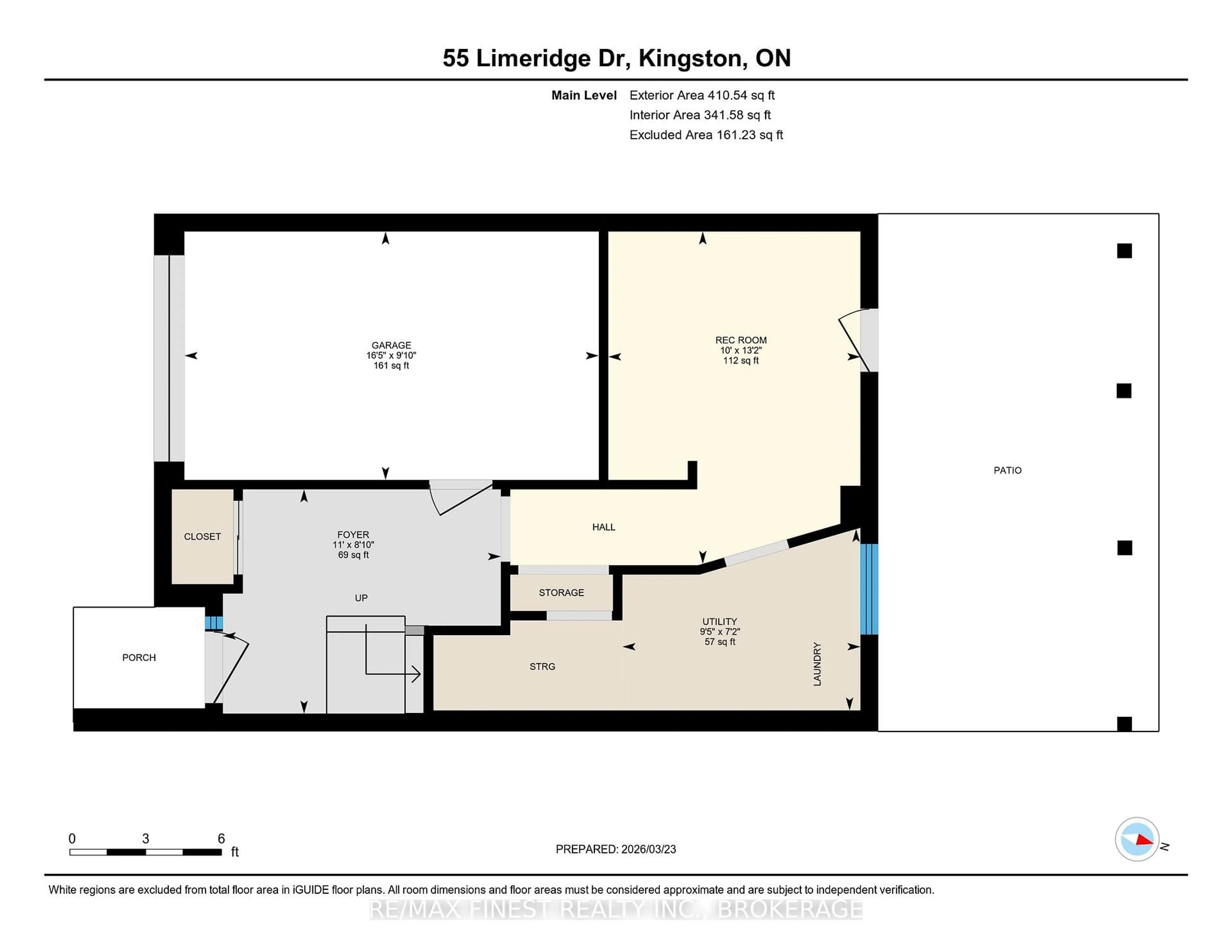 Floor plan for 55 Limeridge Dr, Kingston Ontario K7K 6M1