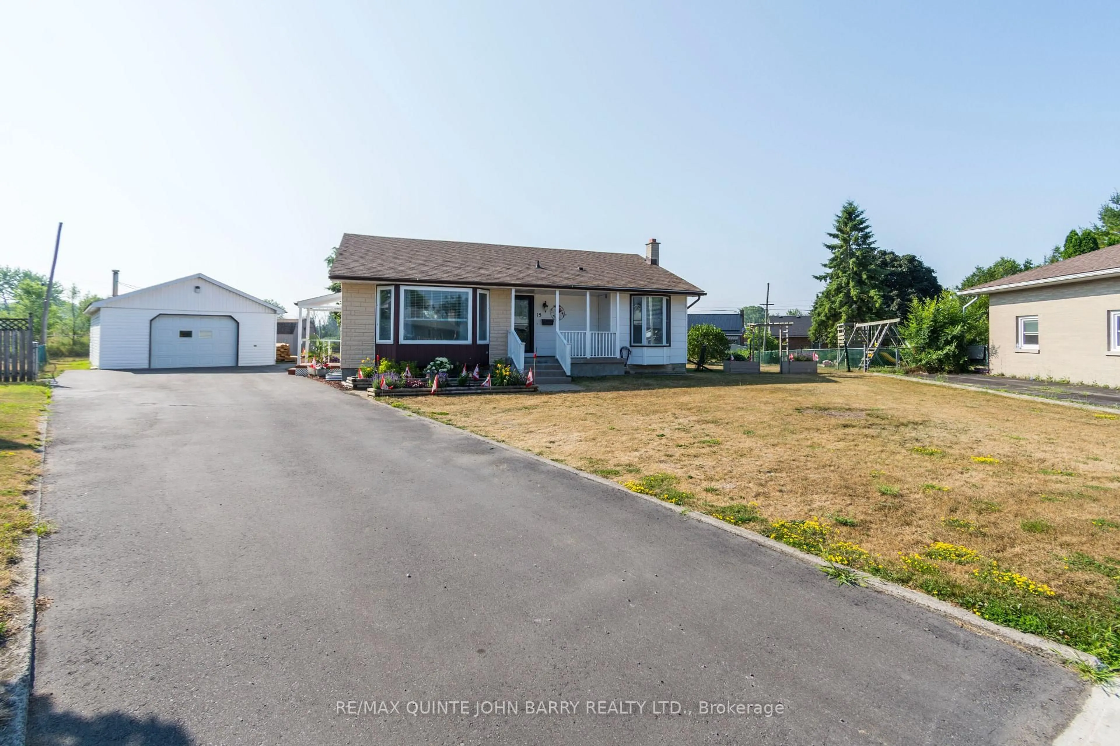 A pic from outside/outdoor area/front of a property/back of a property/a pic from drone, street for 15 Coleman Dr, Quinte West Ontario K8V 3A5