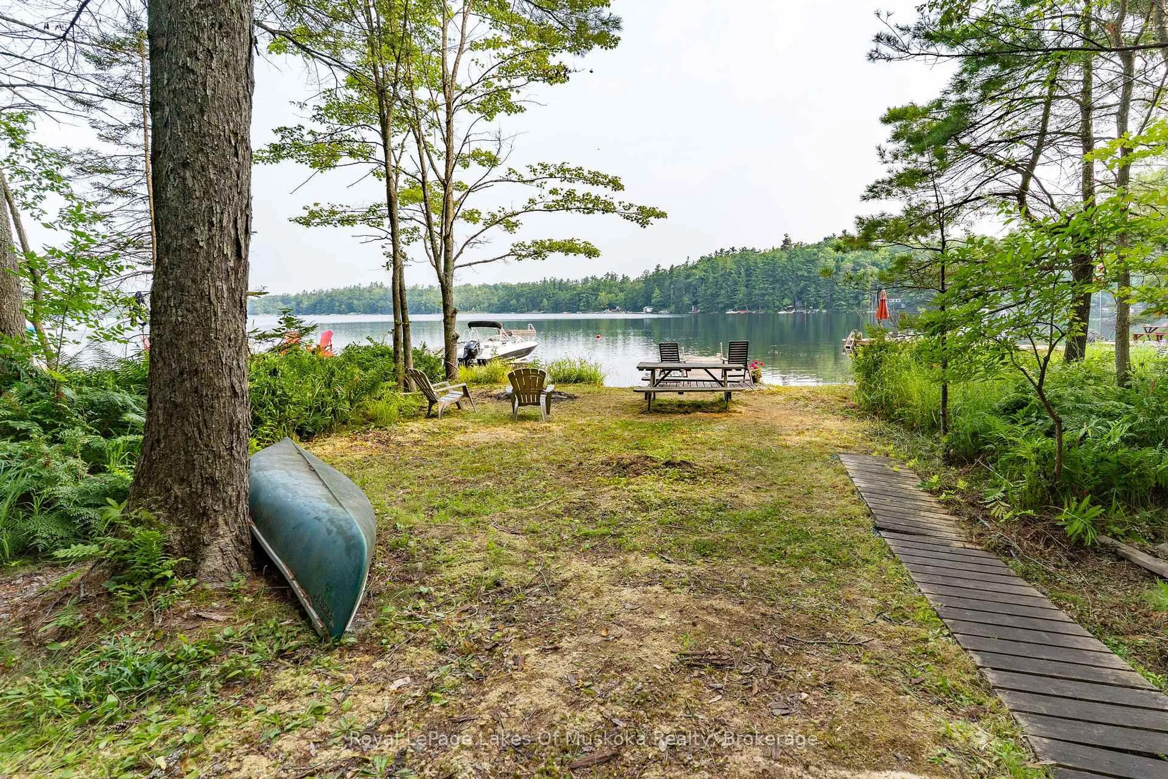 Patio, water/lake/river/ocean view for 1072 Long Lake Rd, Muskoka Lakes Ontario P0C 1A0