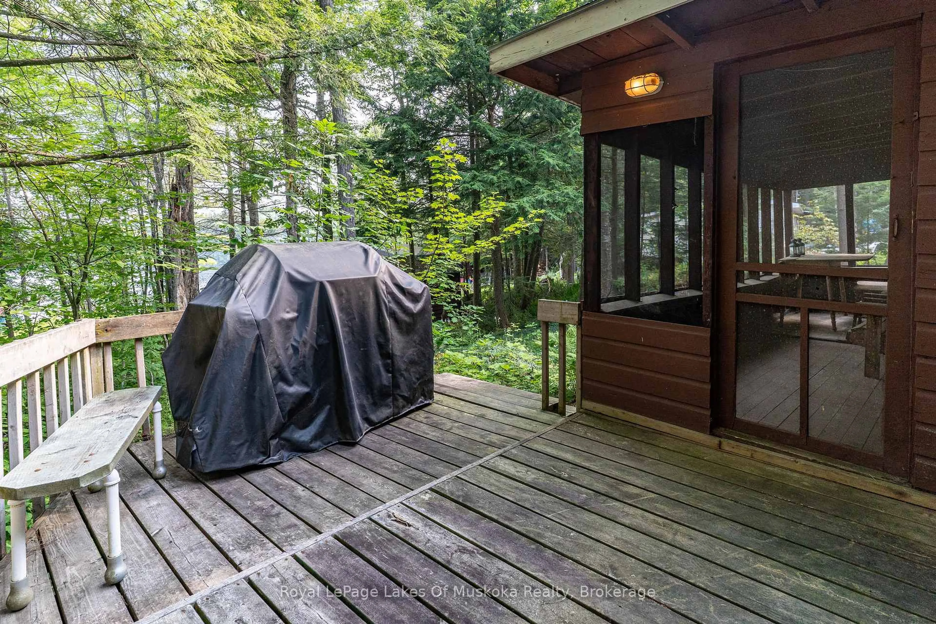 Patio, forest/trees view for 1072 Long Lake Rd, Muskoka Lakes Ontario P0C 1A0