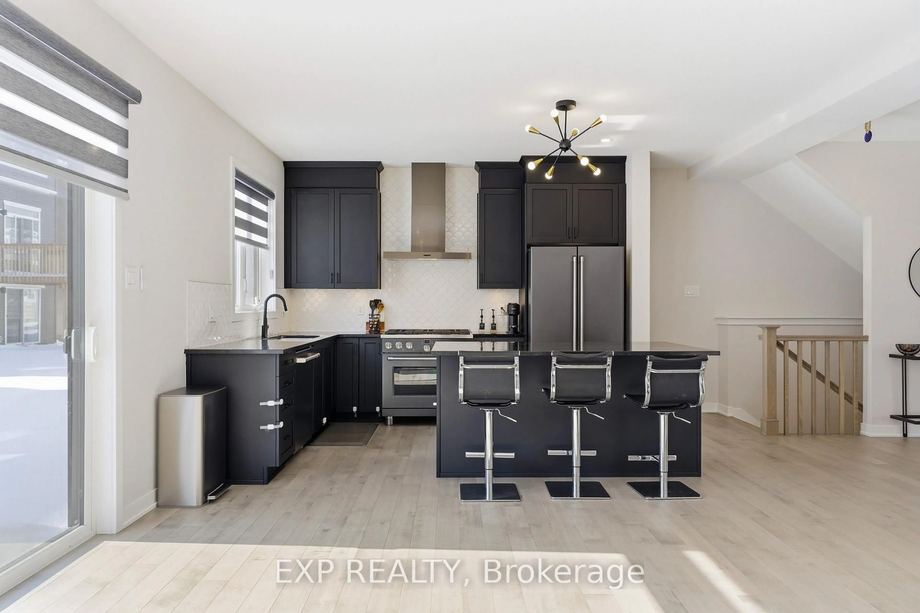 Contemporary kitchen, ceramic/tile floor for 132 Rugosa St, Ottawa Ontario K2J 6X4