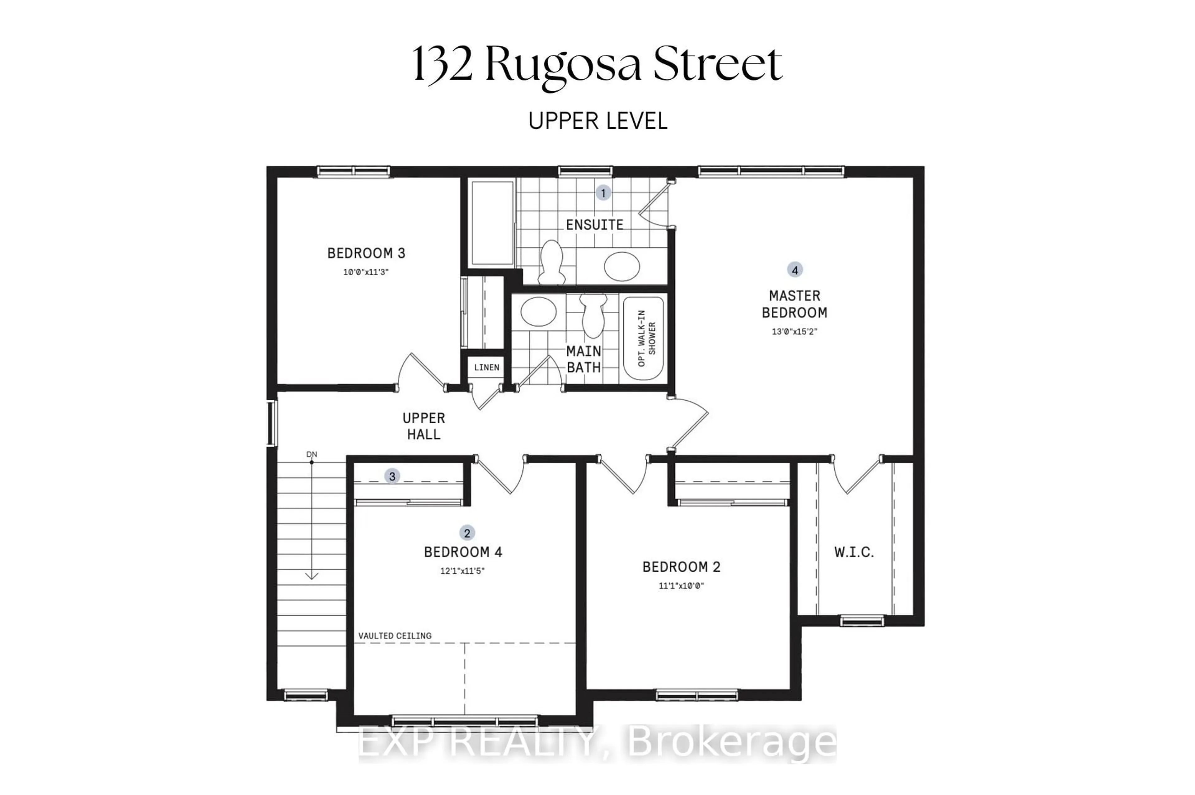 Floor plan for 132 Rugosa St, Ottawa Ontario K2J 6X4