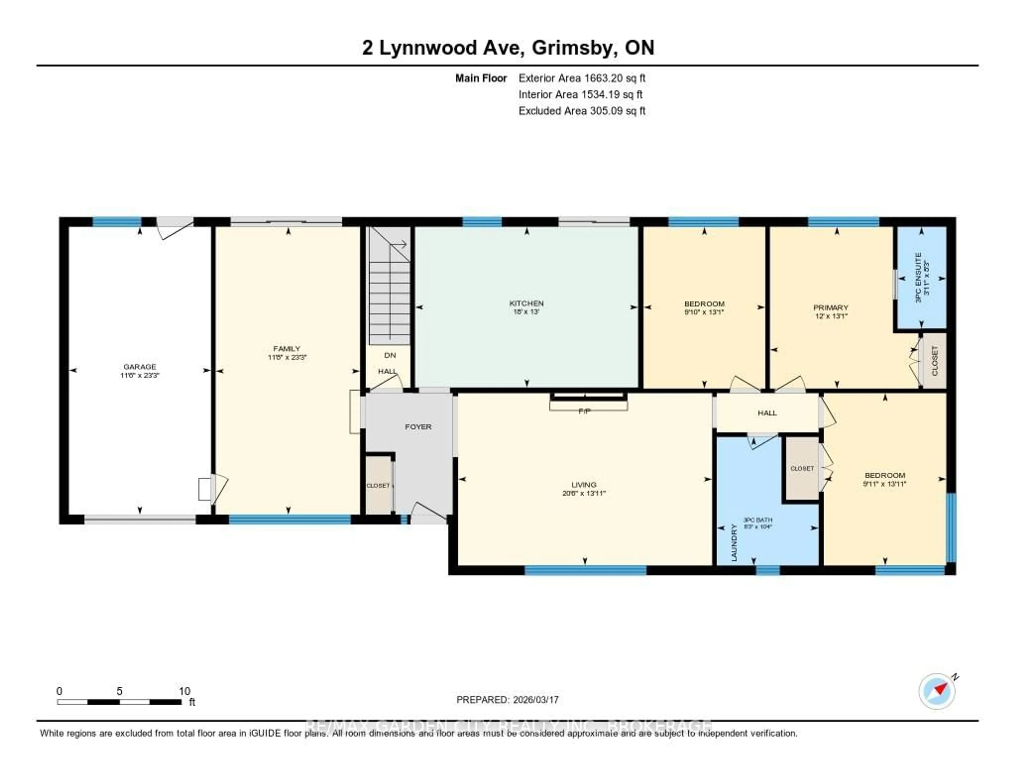 Floor plan for 2 Lynnwood Ave, Grimsby Ontario L3M 2X6
