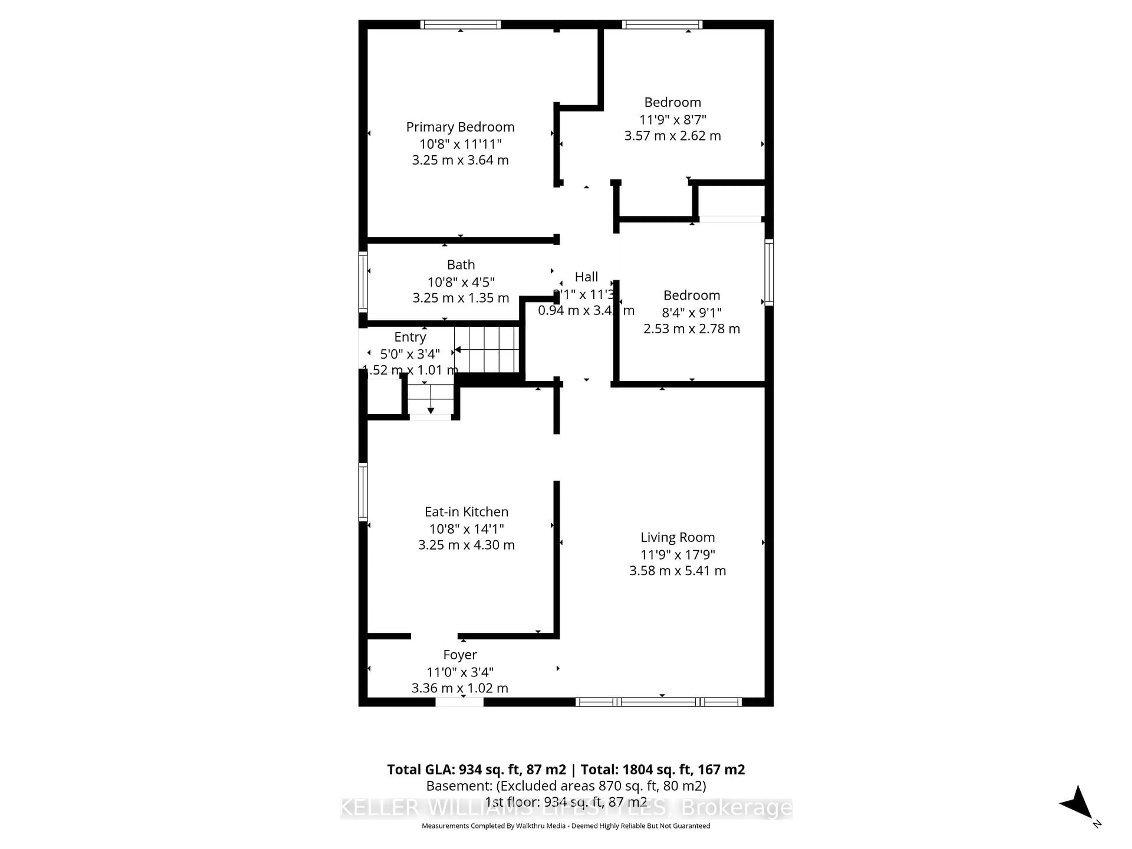 Floor plan for 189 Culver Cres, London East Ontario N5V 3G6