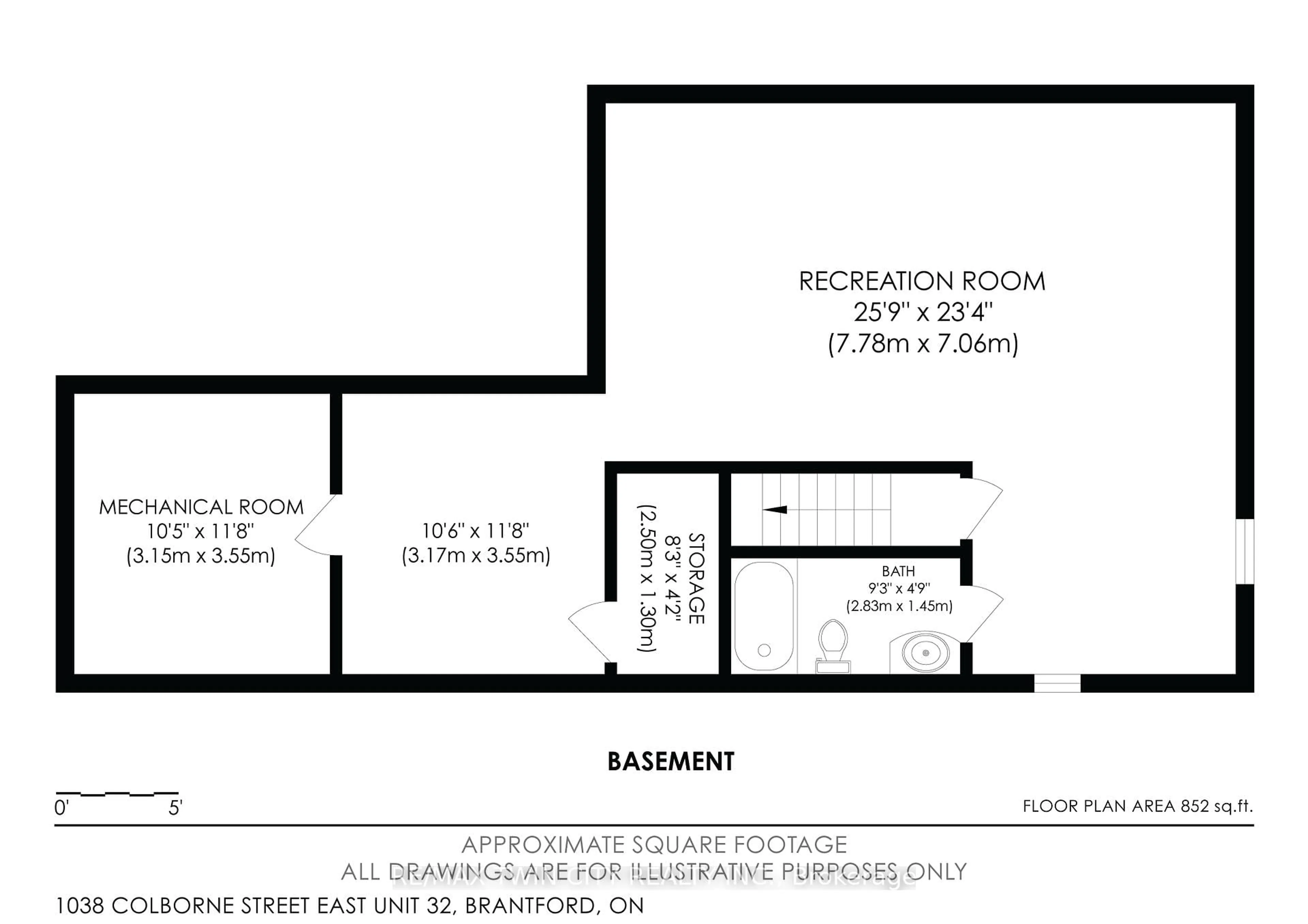 Floor plan for 1038 Colborne St #32, Brantford Ontario N3S 3T6