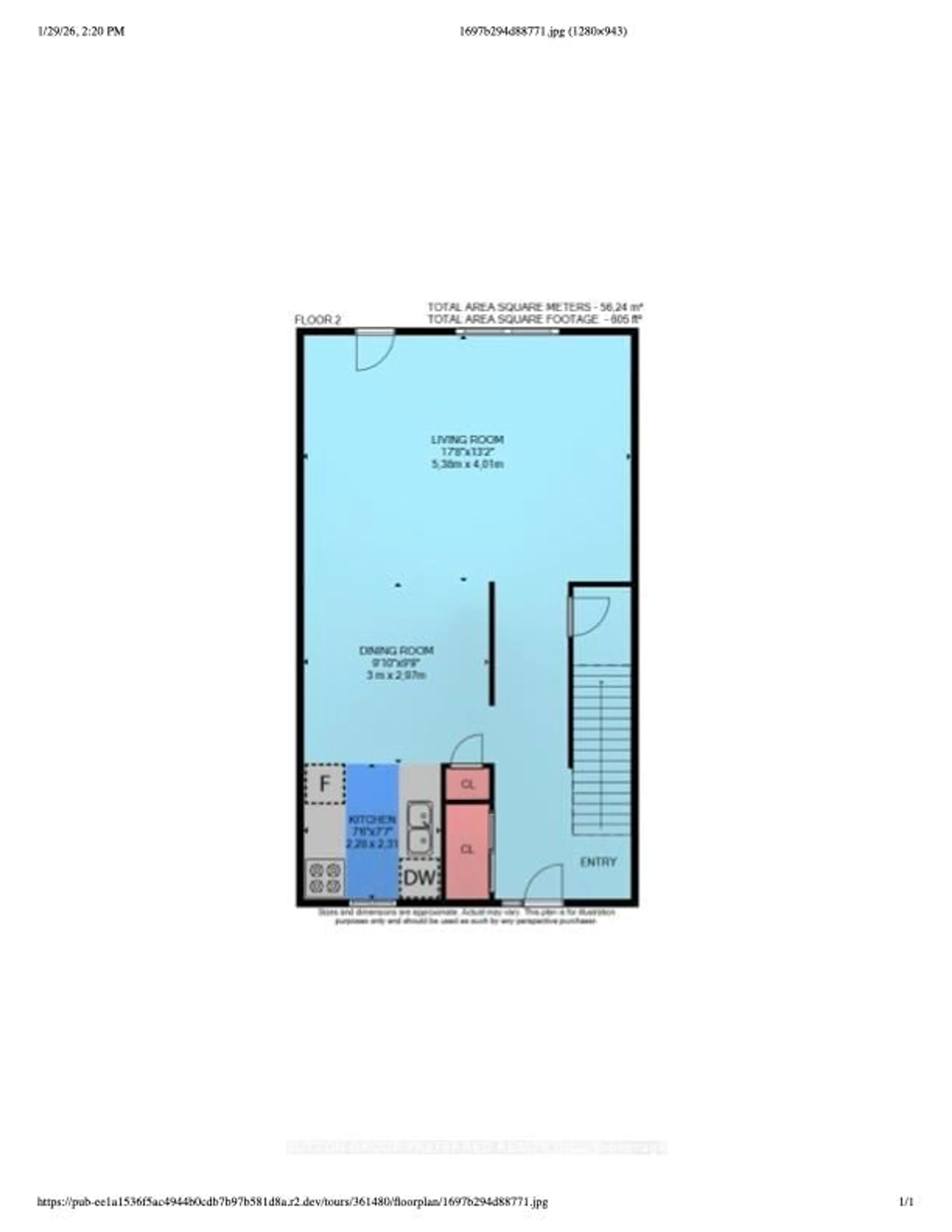 Floor plan for 1600 Culver Dr #24, London East Ontario N5V 3H5