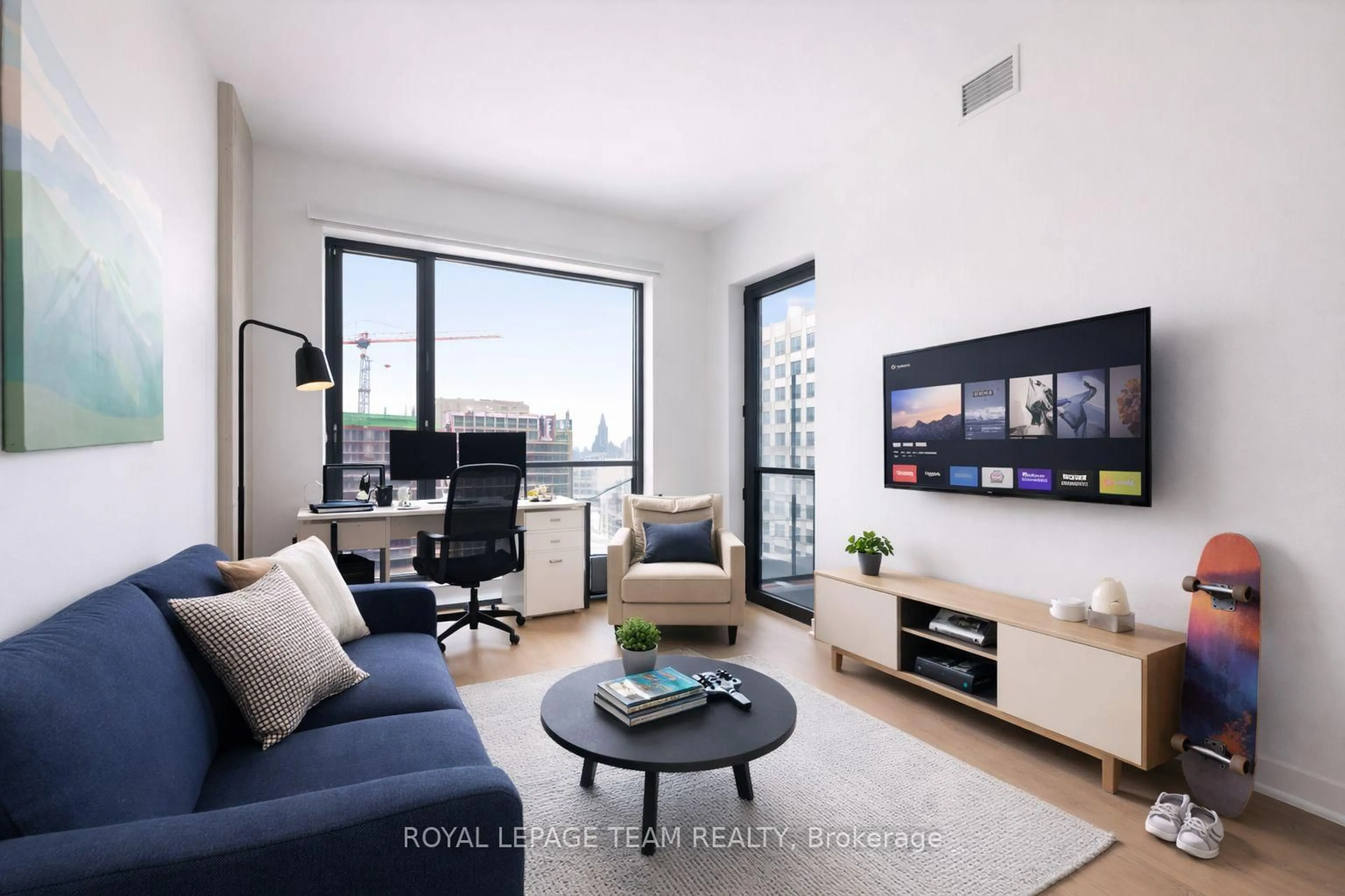 Living room with furniture, unknown for 20 Daly Ave #1503, Ottawa Ontario K1N 0C6