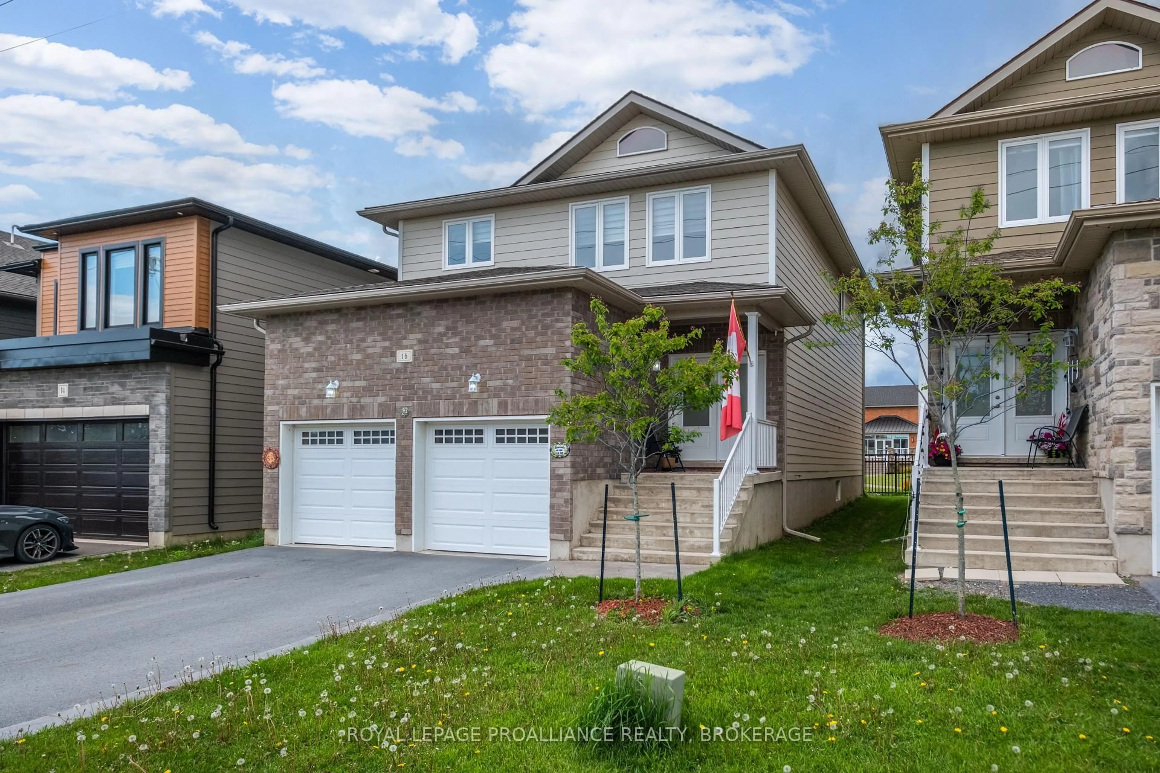 Home with brick exterior material, street for 16 Park Cres, Loyalist Ontario K7N 0C2