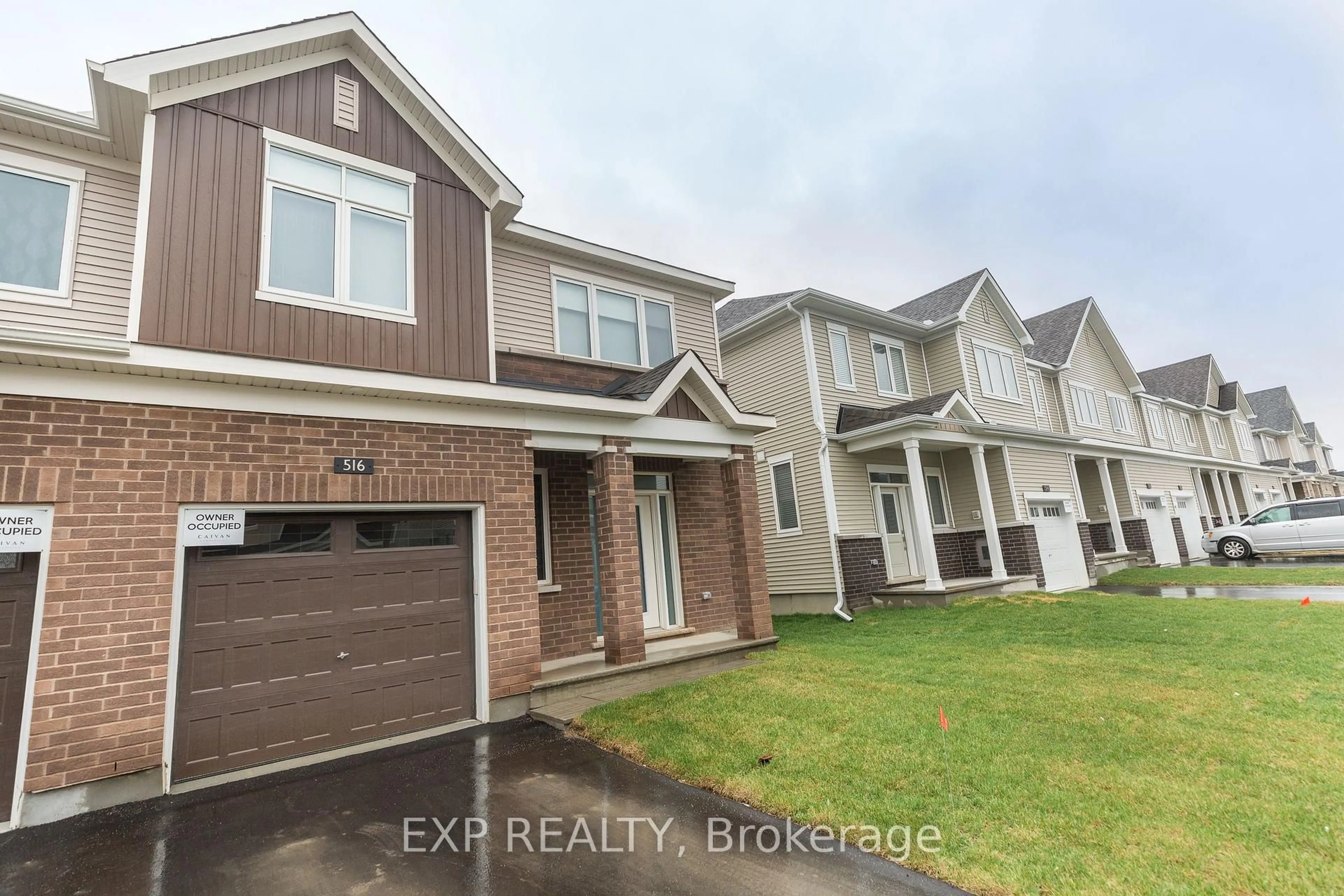 Home with brick exterior material, street for 516 Loury Row, Ottawa Ontario K1W 0M7