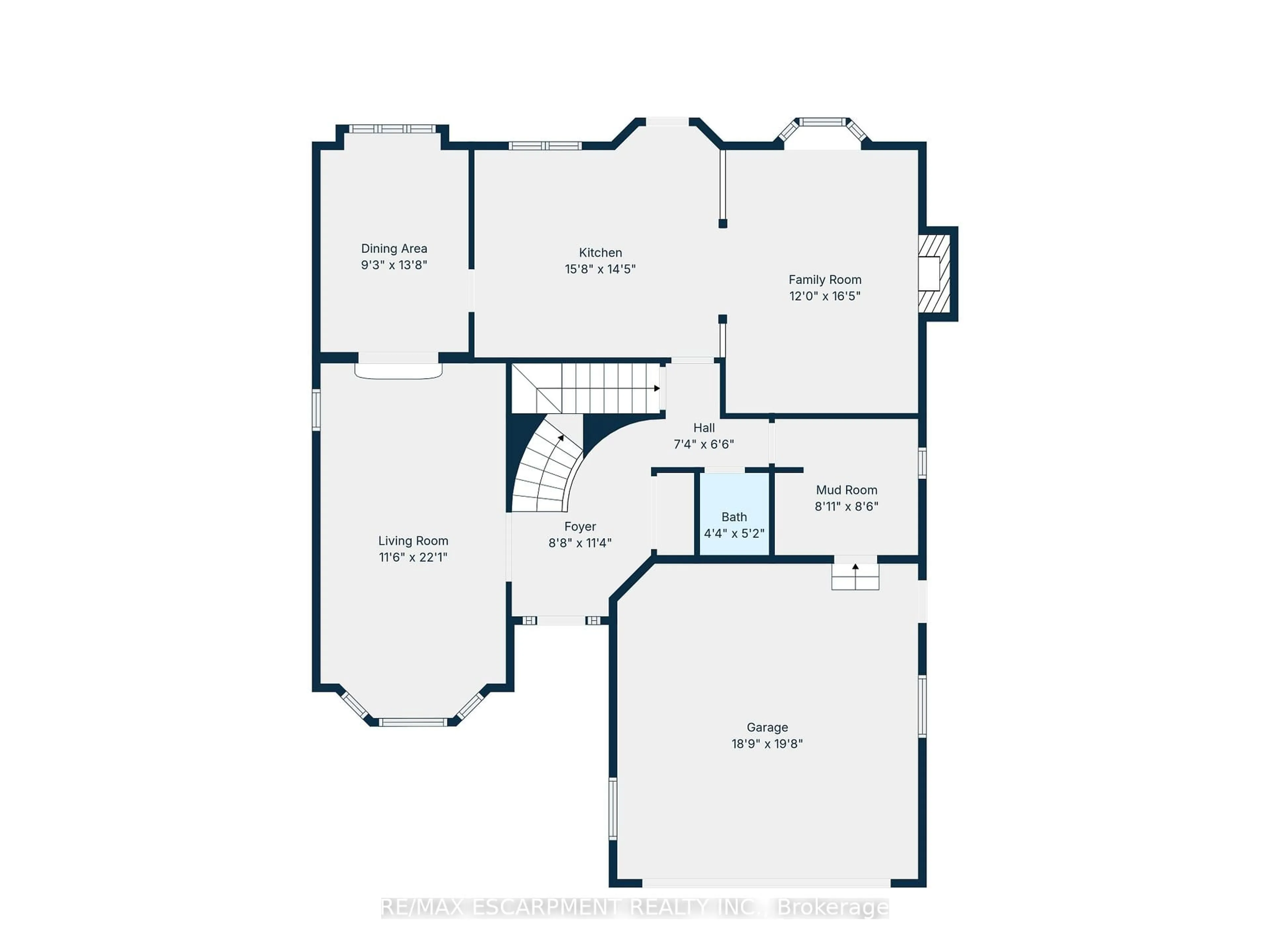 Floor plan for 138 Miller Dr, Hamilton Ontario L9G 4W4