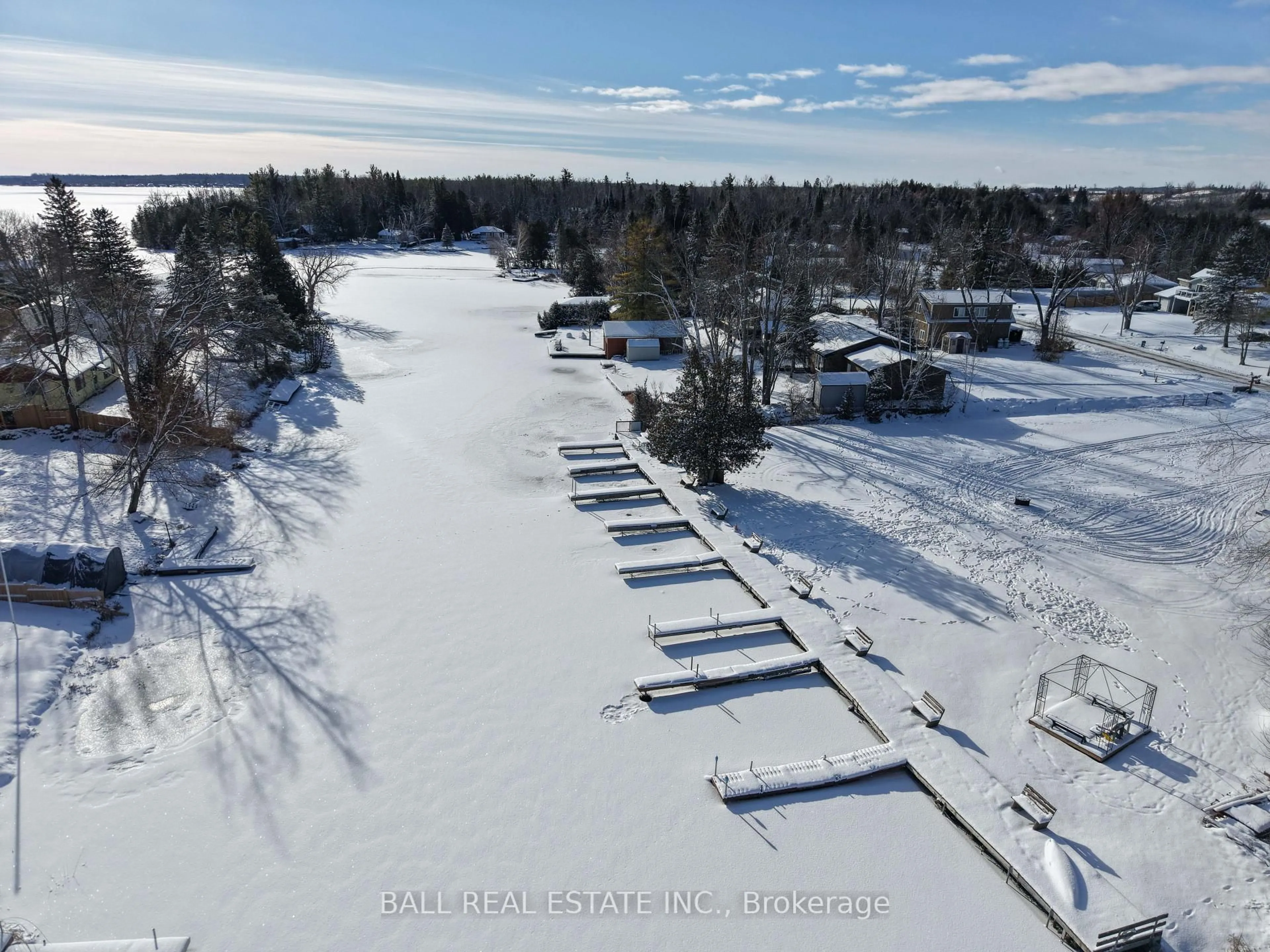 A pic from outside/outdoor area/front of a property/back of a property/a pic from drone, water/lake/river/ocean view for 25 Bayview Estate Rd, Kawartha Lakes Ontario K0M 1N0