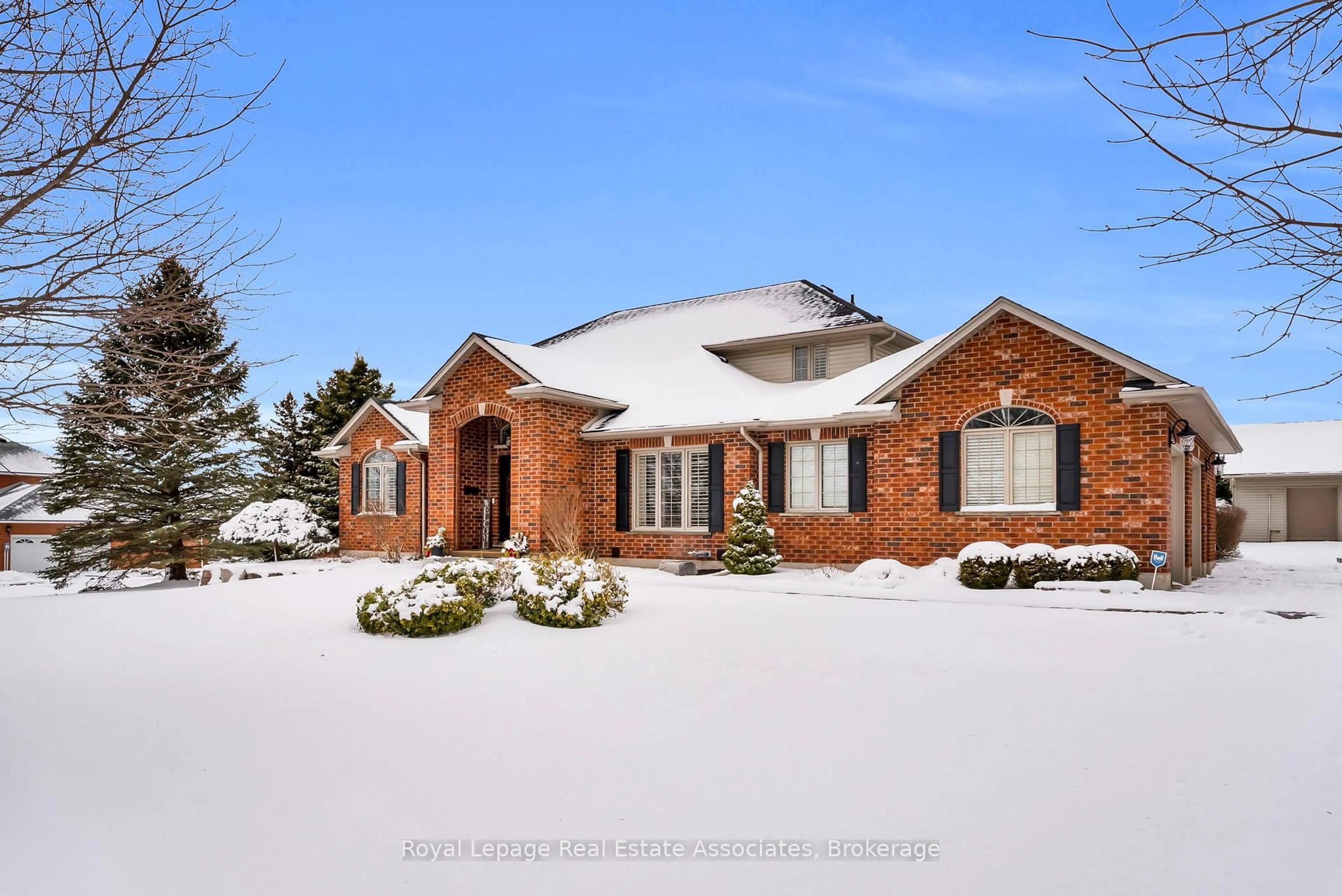 Home with brick exterior material, street for 7454 Conservation Rd, Guelph/Eramosa Ontario N1H 6J2