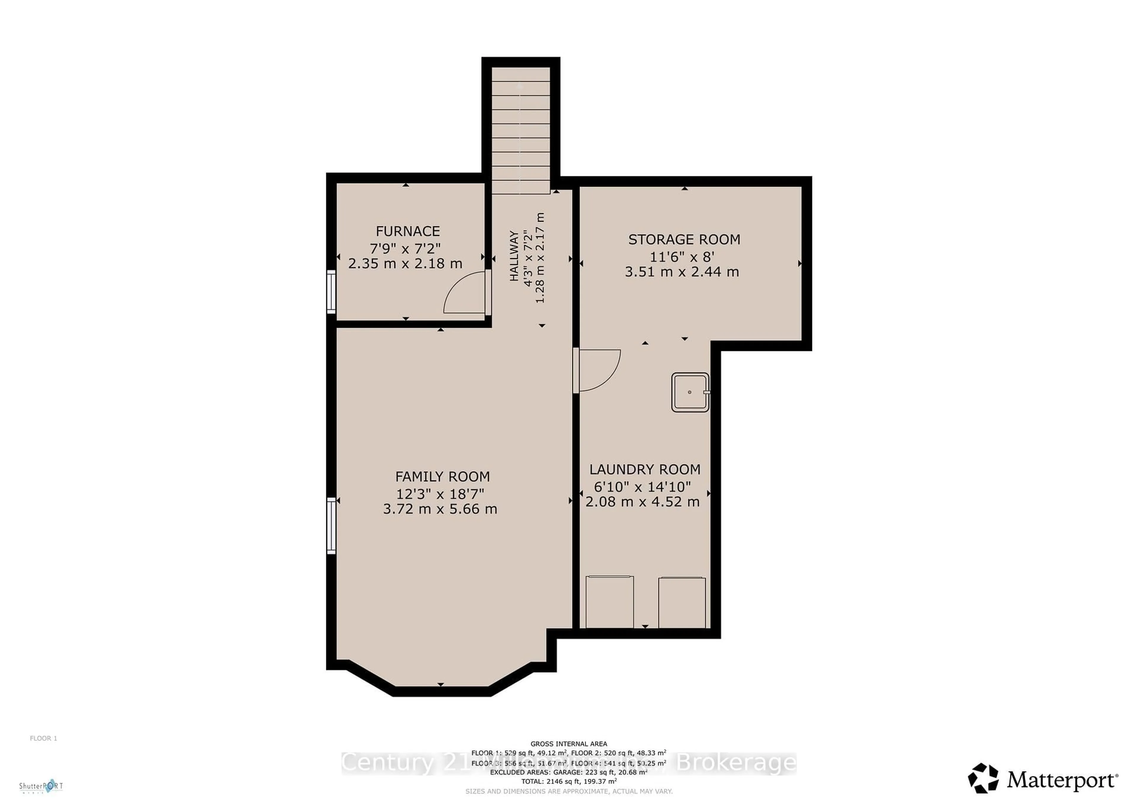 Floor plan for 61 Albery Crt, Meaford Ontario N4L 1J8