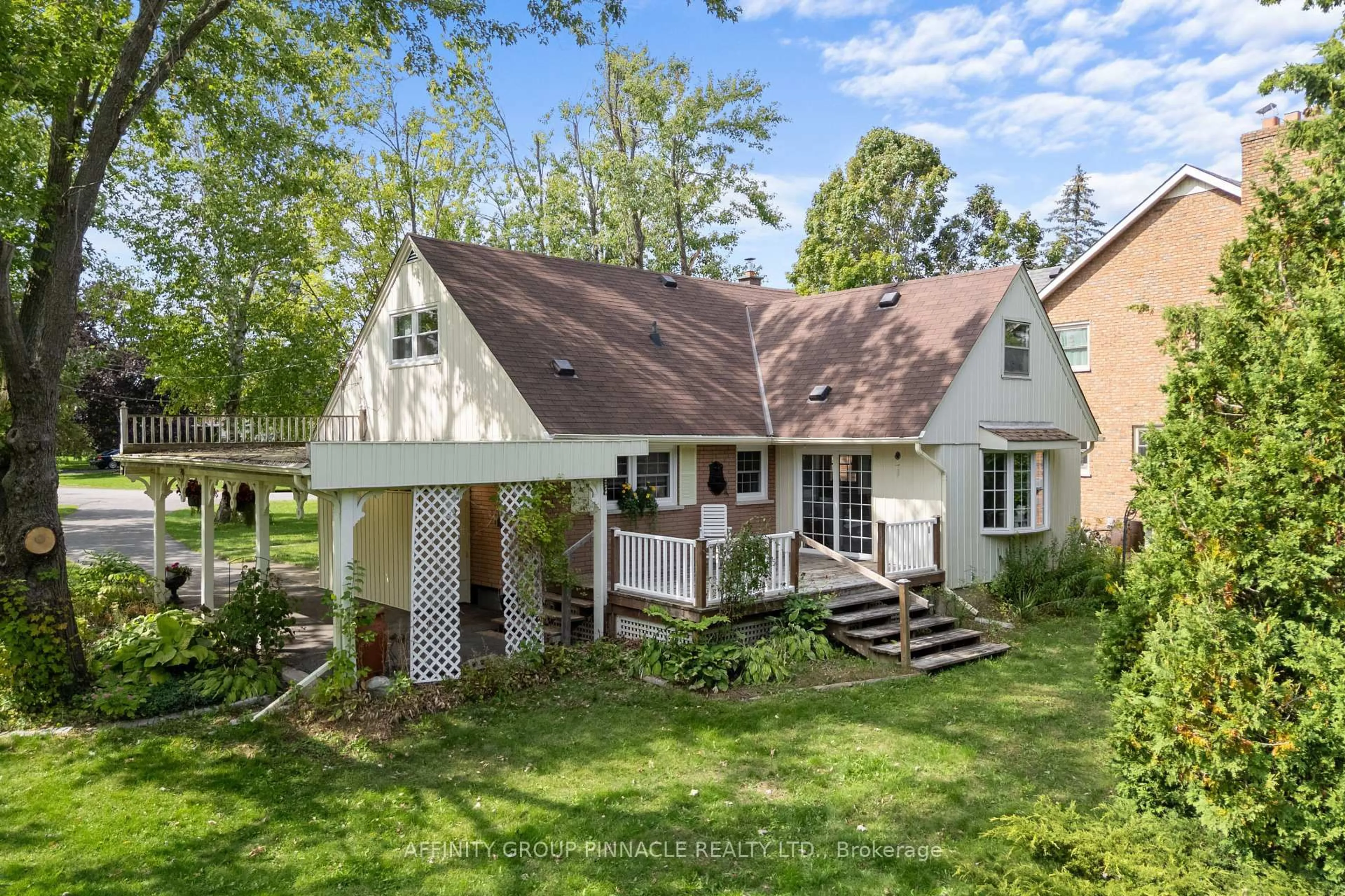 A pic from outside/outdoor area/front of a property/back of a property/a pic from drone, unknown for 17 Richard Ave, Kawartha Lakes Ontario K9V 5H4