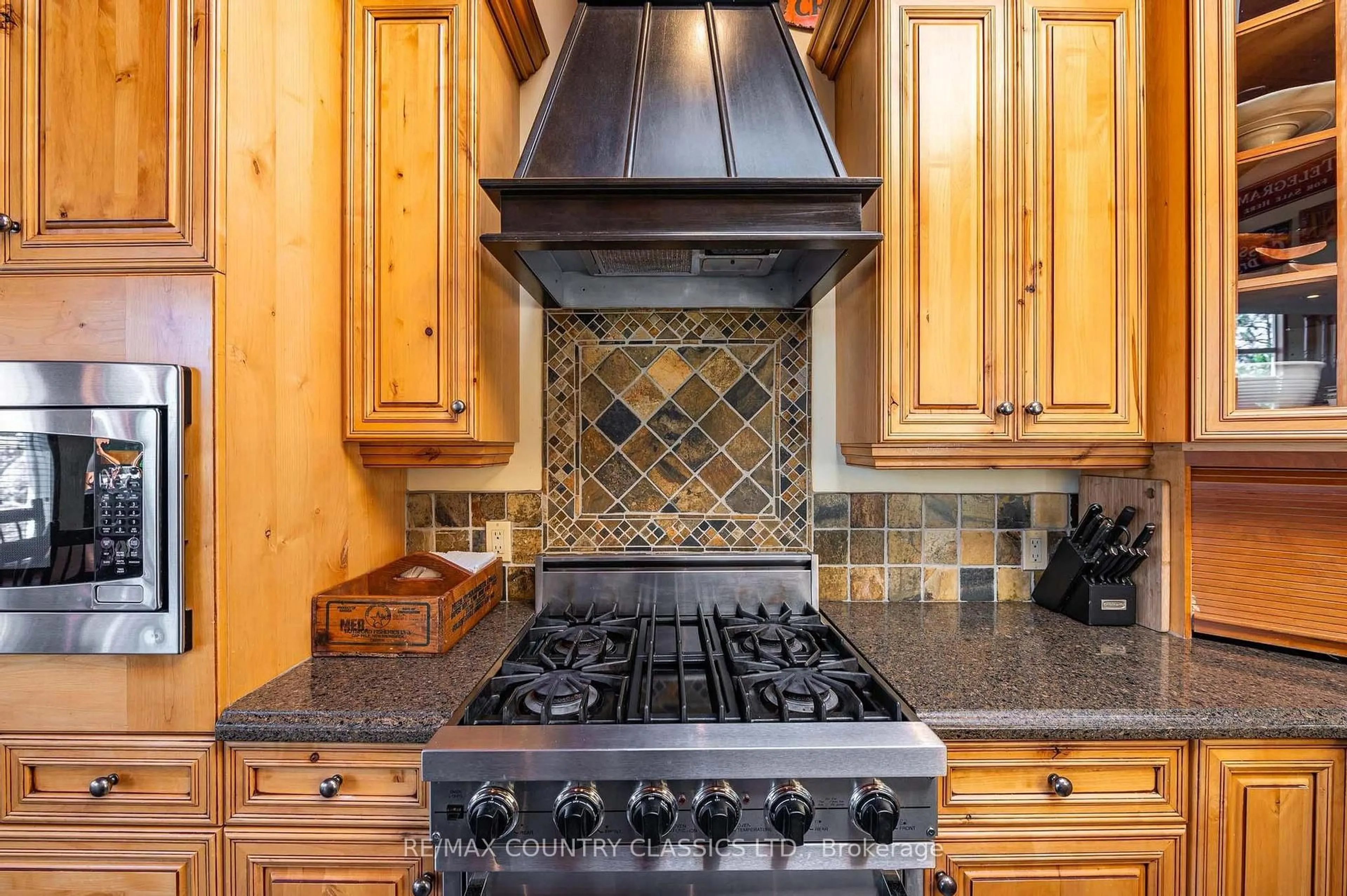 Rustic kitchen, ceramic/tile floor for 119 Fire Route 89B, North Kawartha Ontario K0L 1A0