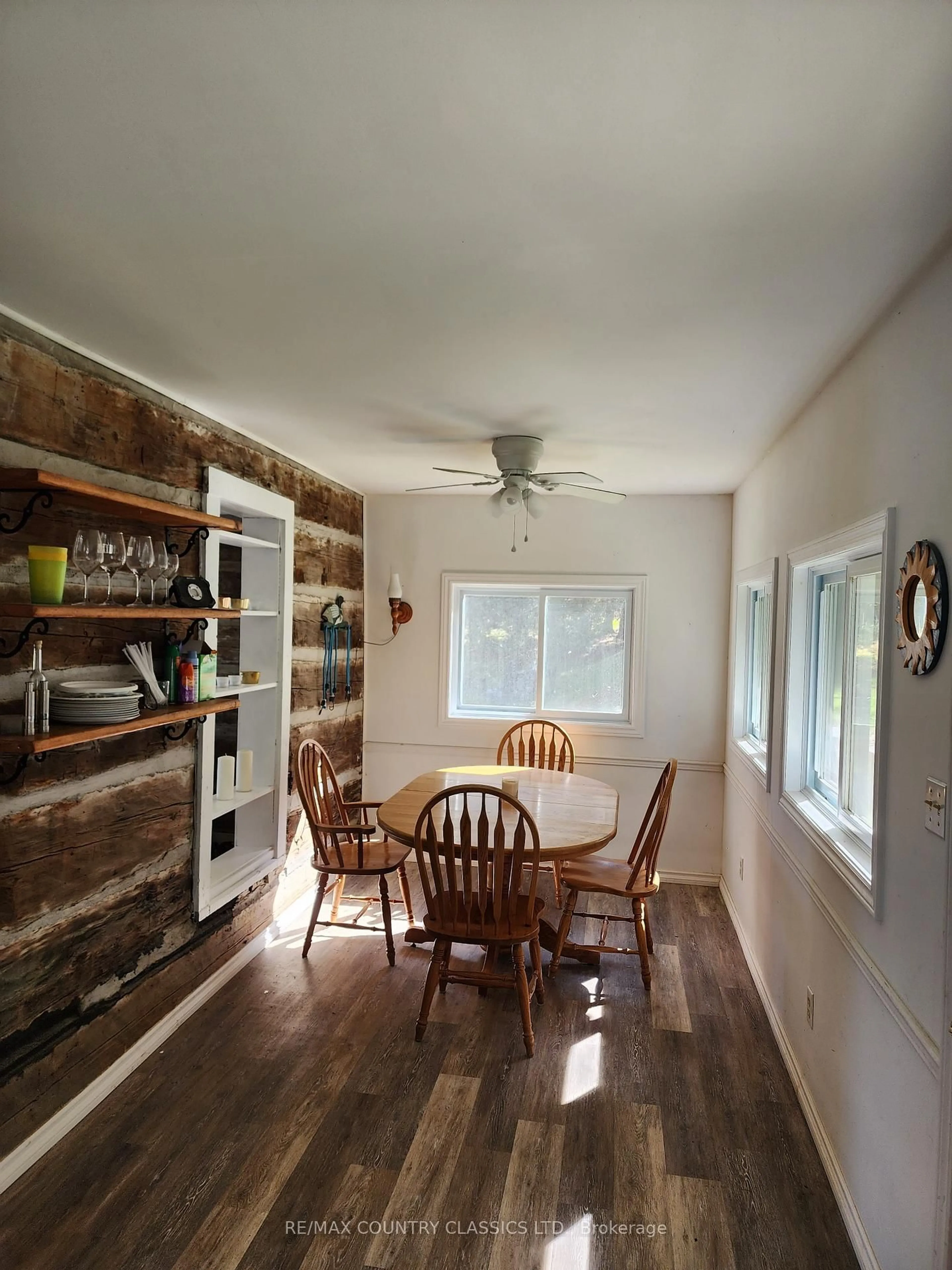 Dining room, wood/laminate floor for 24 Daniels Lane, North Kawartha Ontario K0L 1A0