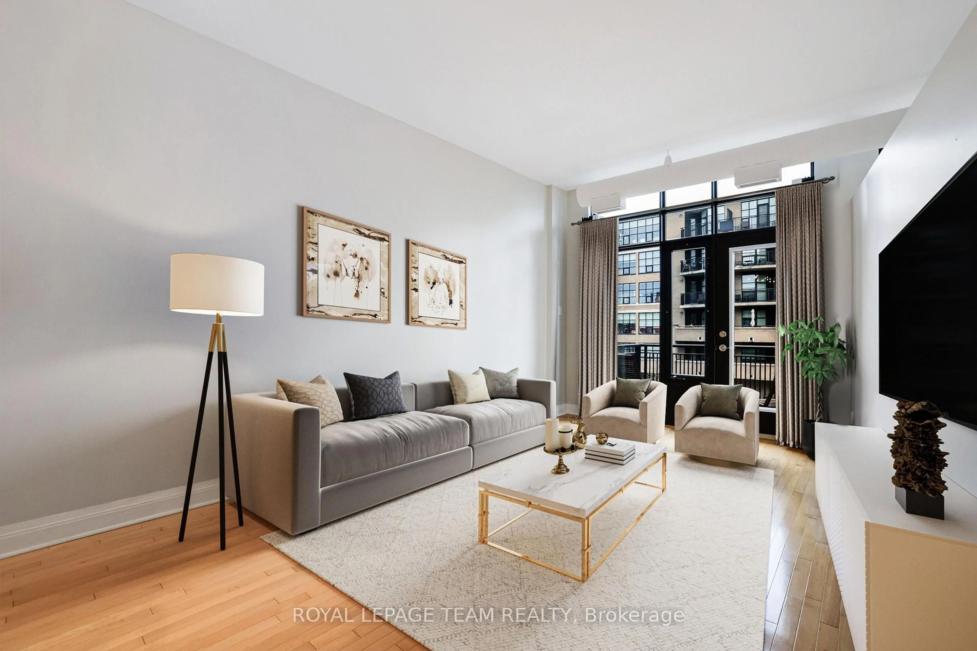 Living room with furniture, unknown for 300 Powell Ave #203, Ottawa Ontario K1S 5T3