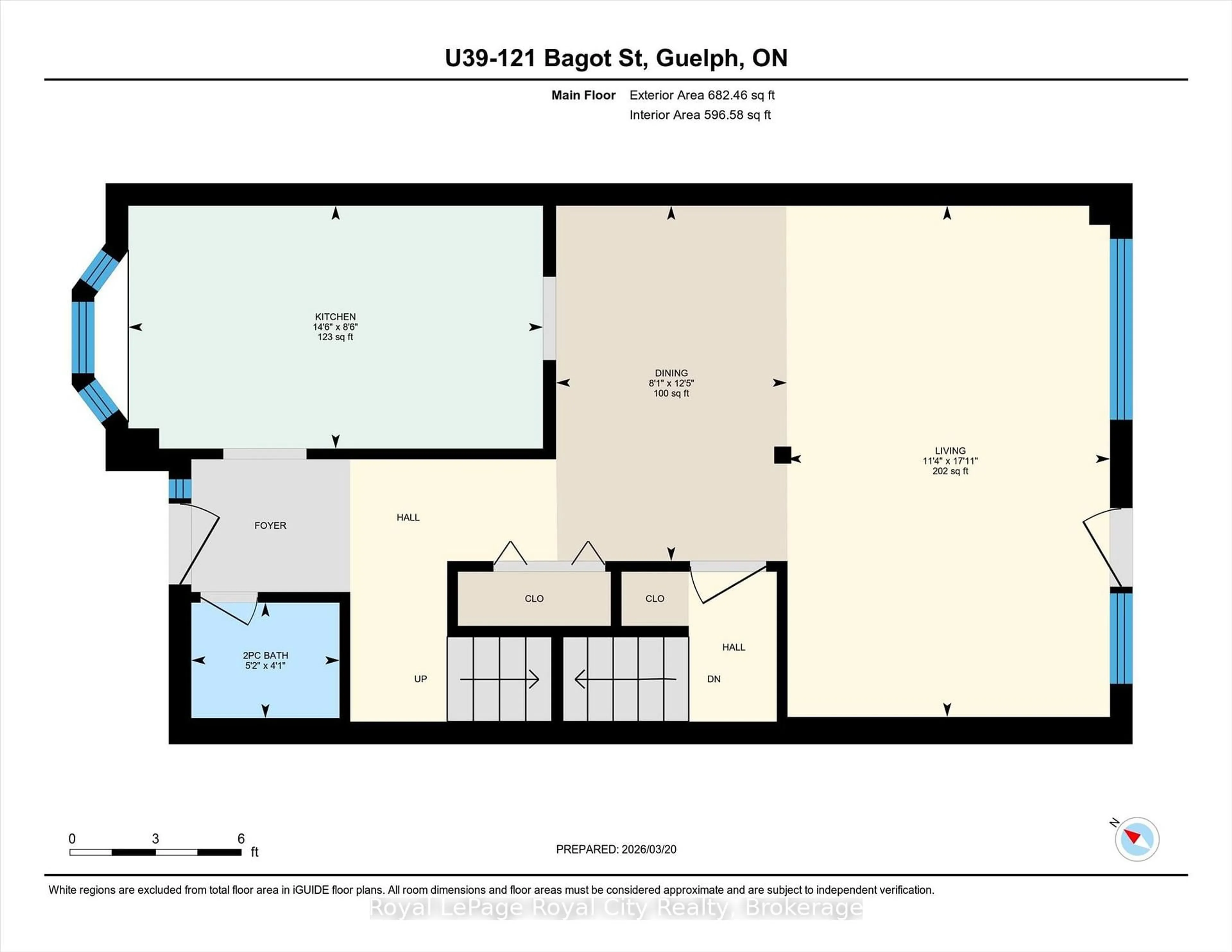 Floor plan for 121 Bagot St #39, Guelph Ontario N1H 5T8