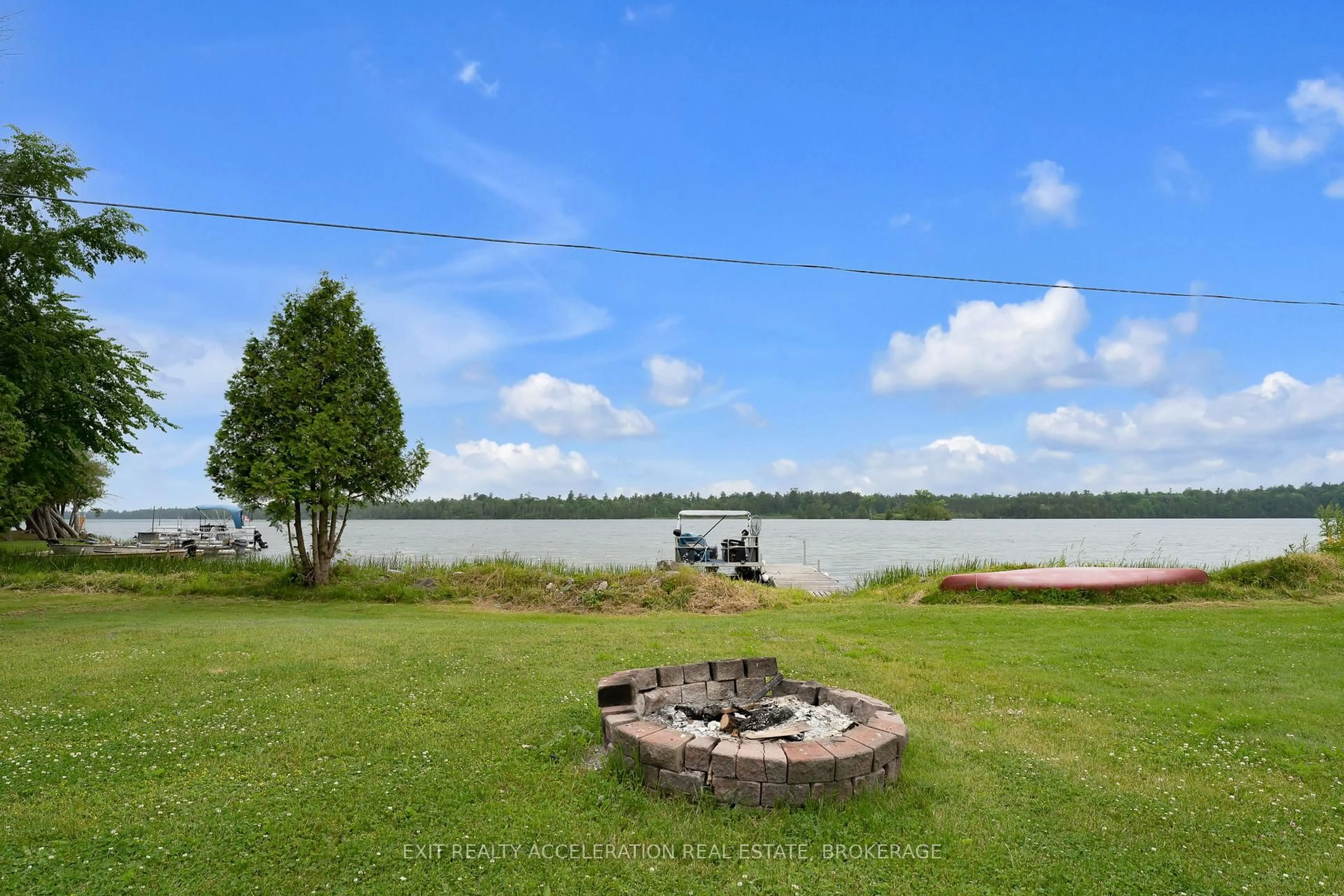 Patio, water/lake/river/ocean view for 120C Varty Lake Rd, Yarker Ontario K0K 3N0