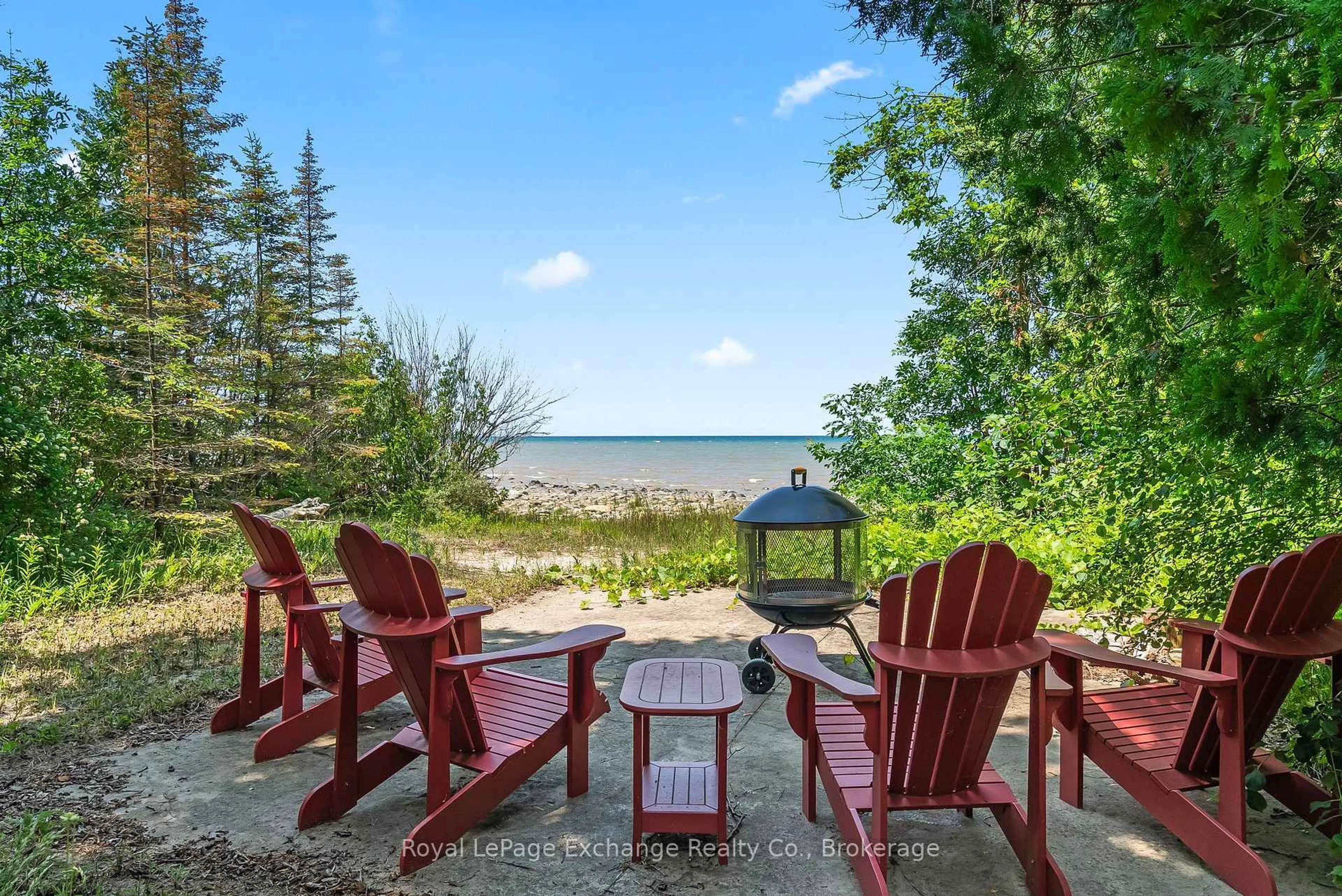Patio, water/lake/river/ocean view for 71 Upper Lorne Beach Rd, Kincardine Ontario N0G 2T0