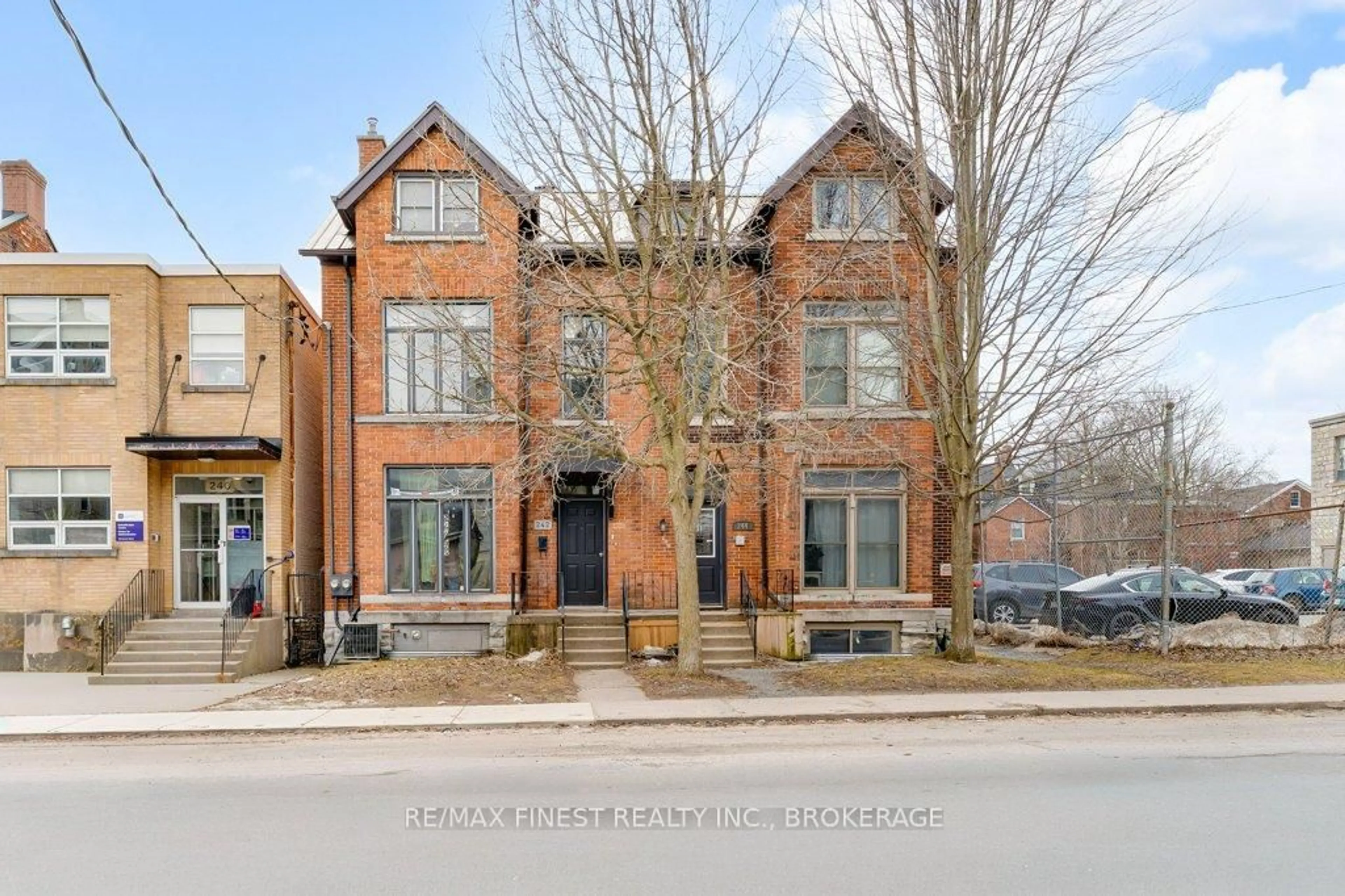 Home with brick exterior material, street for 244 Brock St, Kingston Ontario K7L 1S4