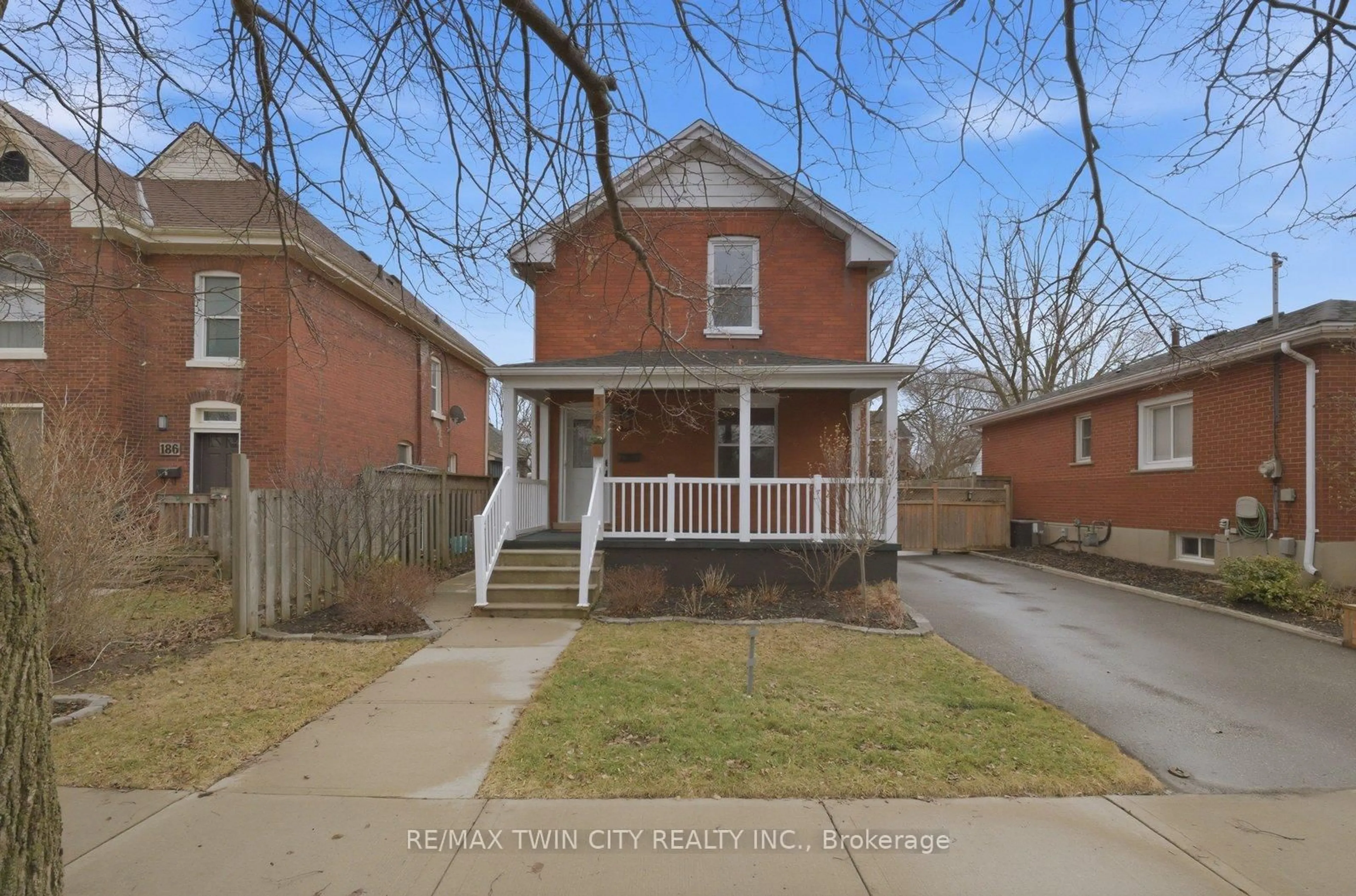 Home with brick exterior material, street for 188 Grand River Ave, Brantford Ontario N3T 4X9