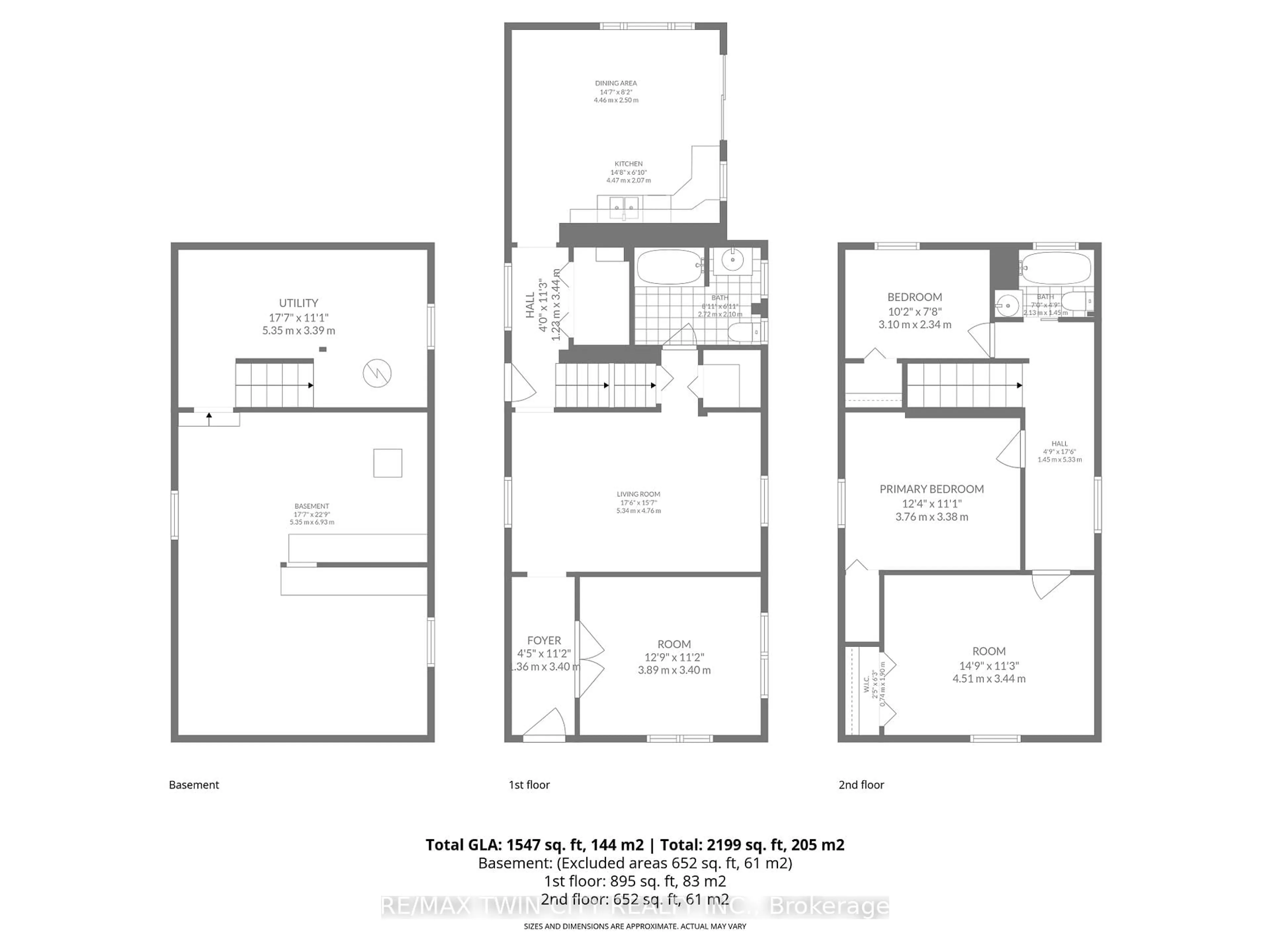 Floor plan for 188 Grand River Ave, Brantford Ontario N3T 4X9