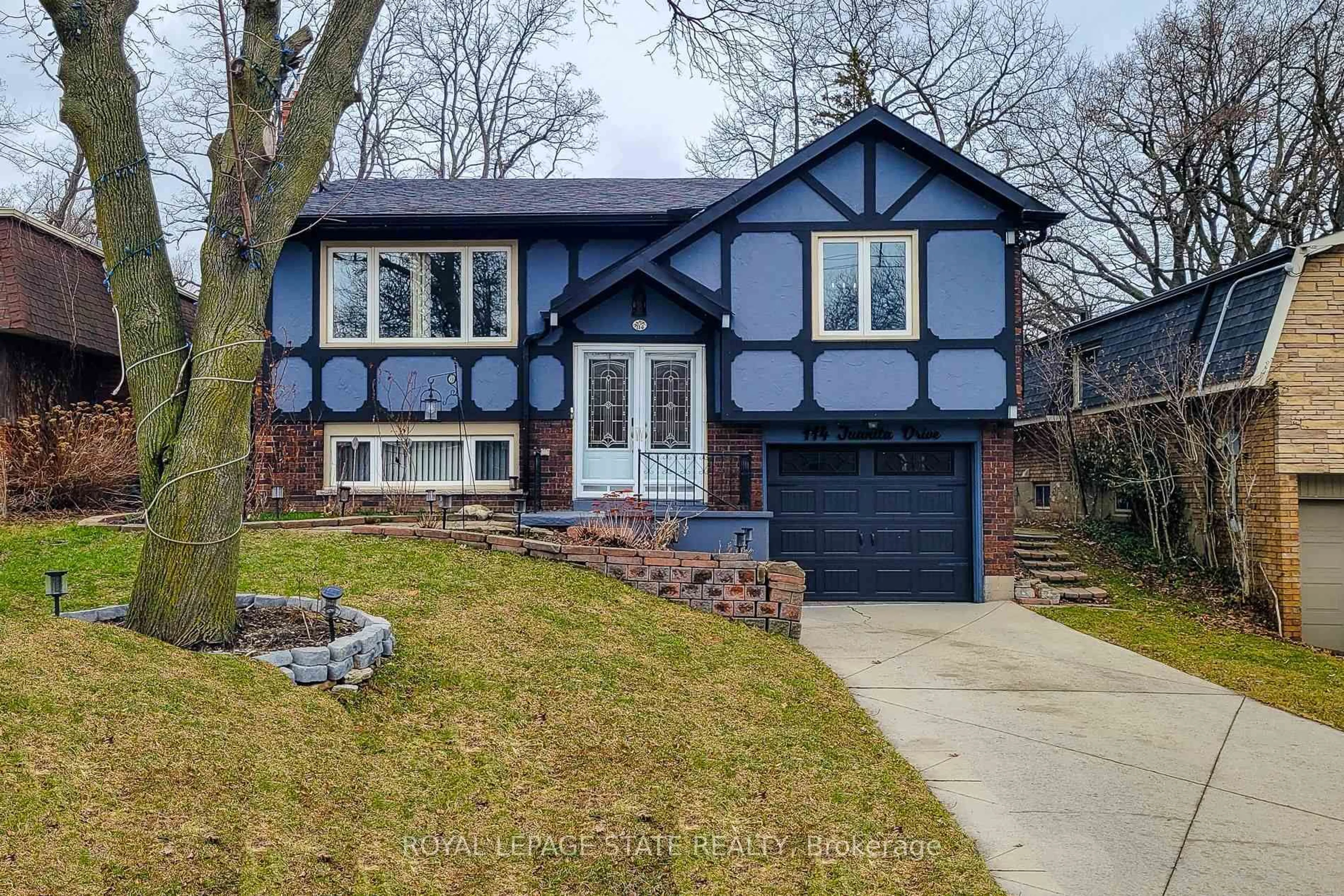 Home with brick exterior material, street for 114 Juanita Dr, Hamilton Ontario L9C 2G3