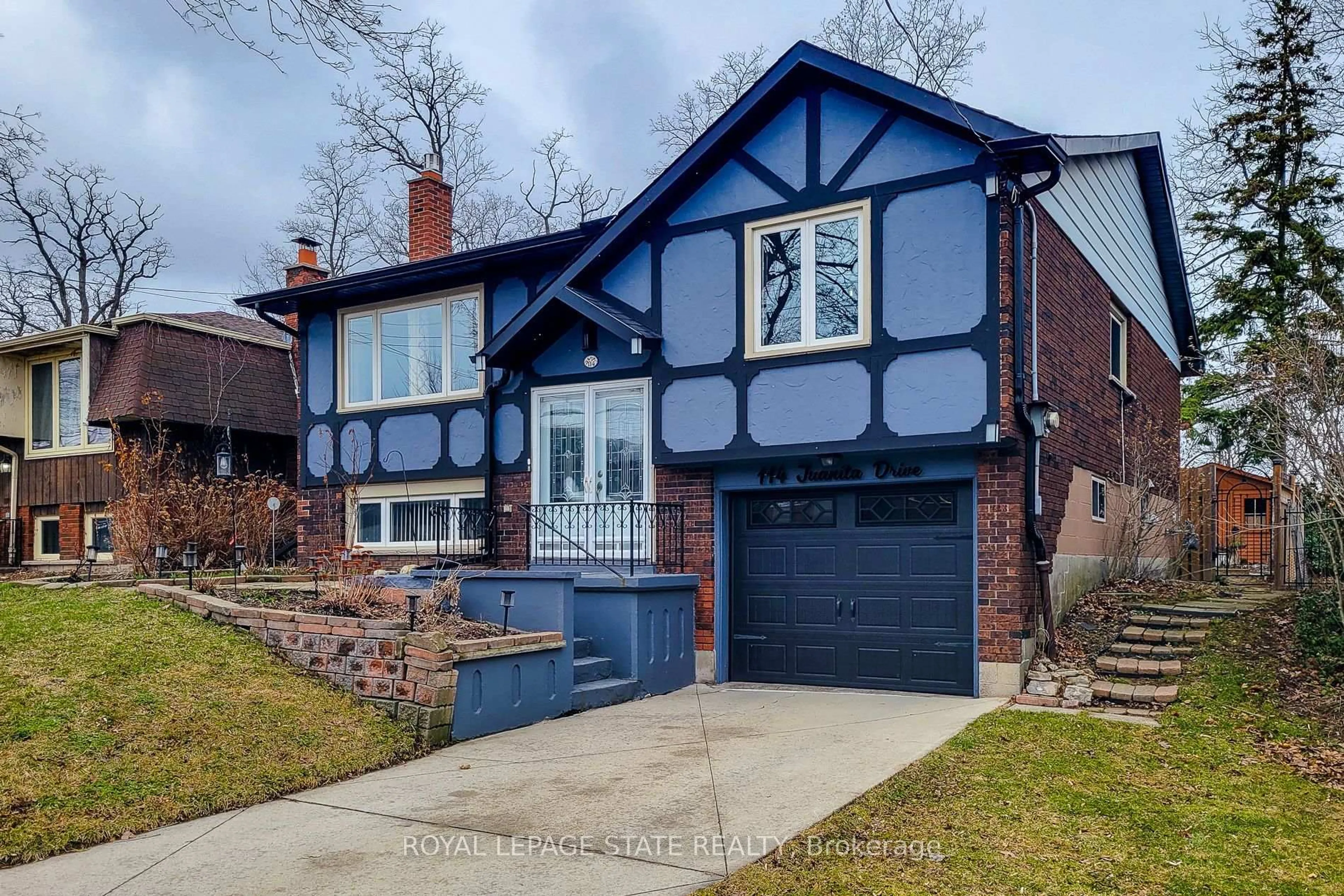 Home with brick exterior material, street for 114 Juanita Dr, Hamilton Ontario L9C 2G3