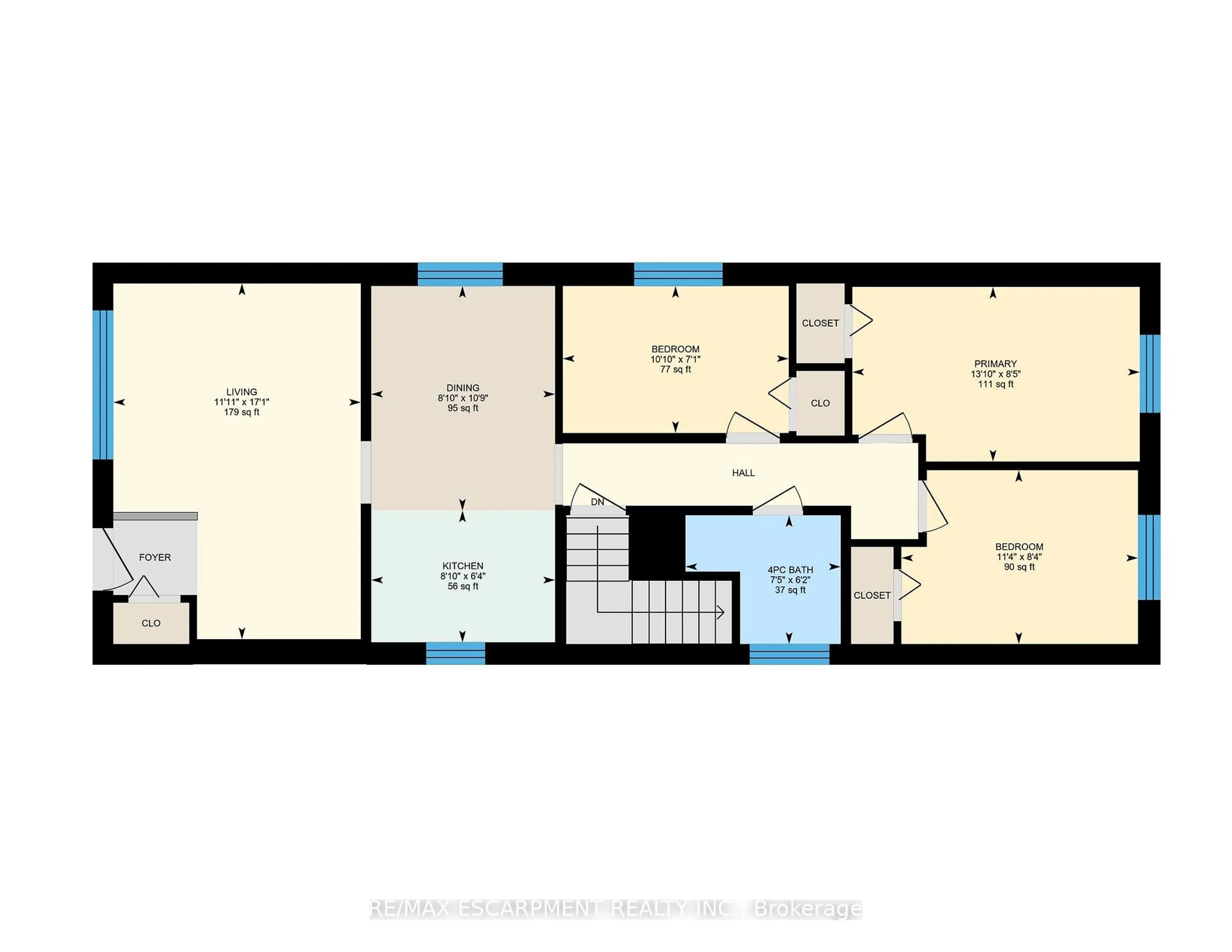 Floor plan for 161 EAST 24TH St, Hamilton Ontario L8V 2Y2