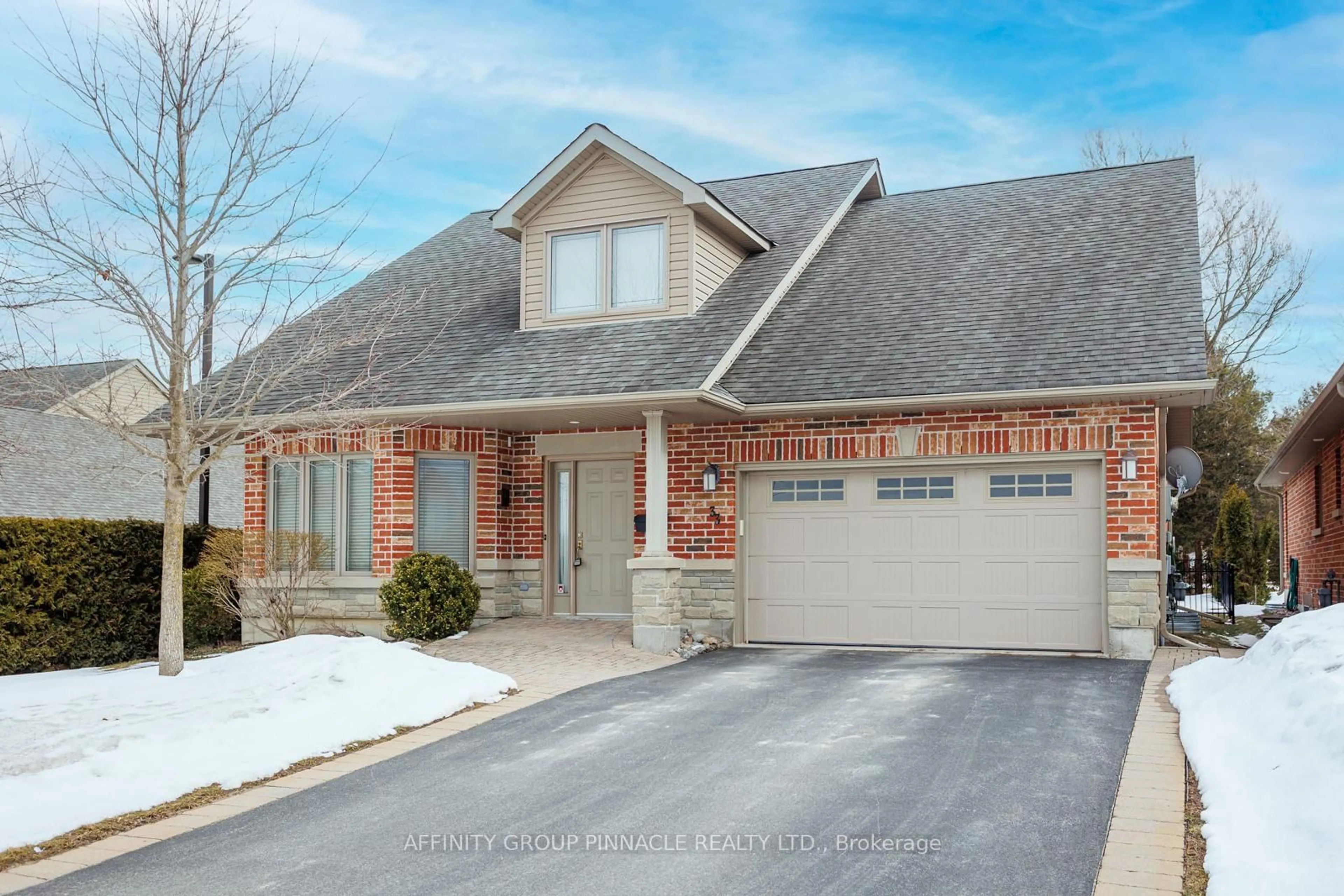 Home with brick exterior material, street for 33 Green Arbour Way, Kawartha Lakes Ontario K9V 0E7