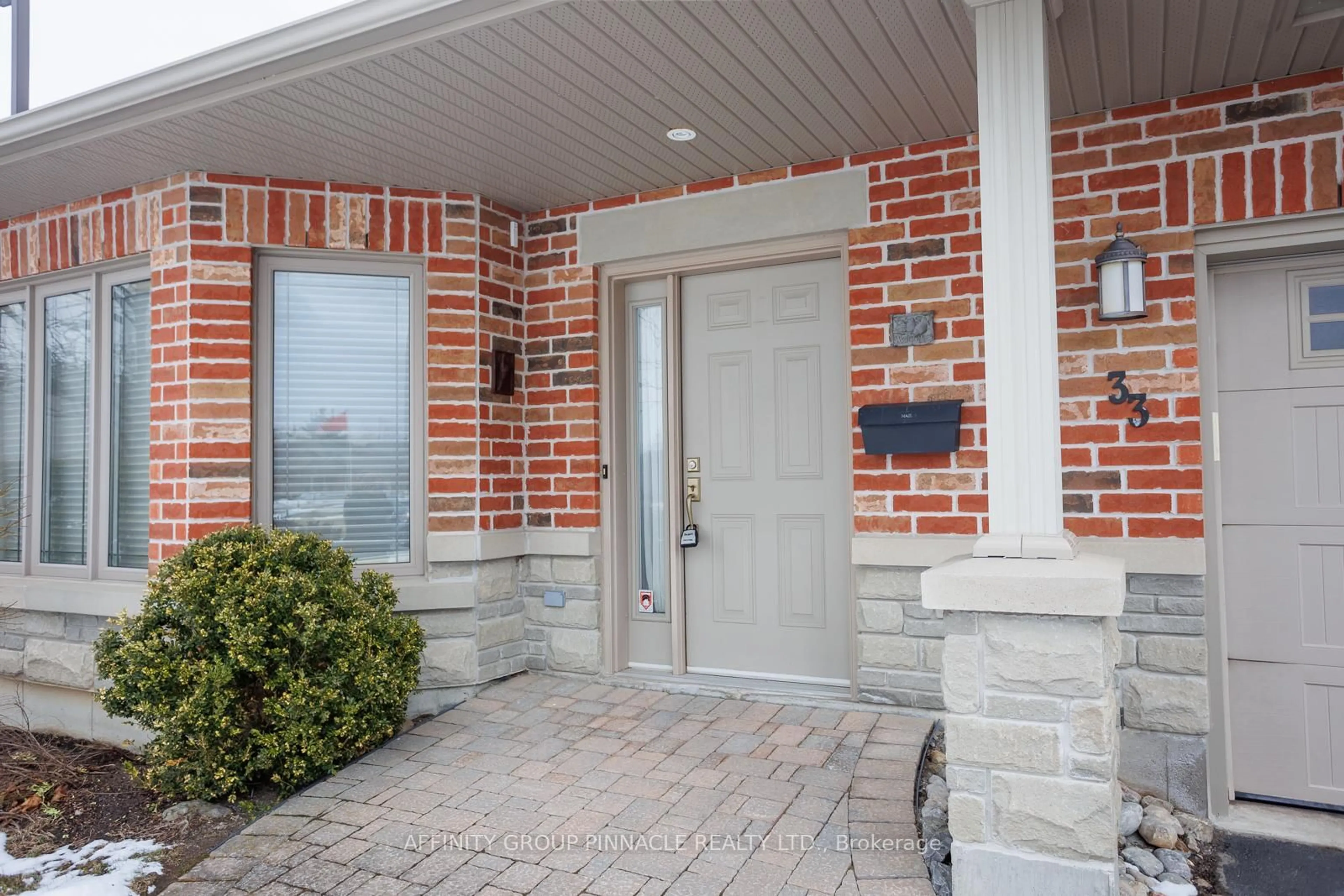 Home with brick exterior material, street for 33 Green Arbour Way, Kawartha Lakes Ontario K9V 0E7