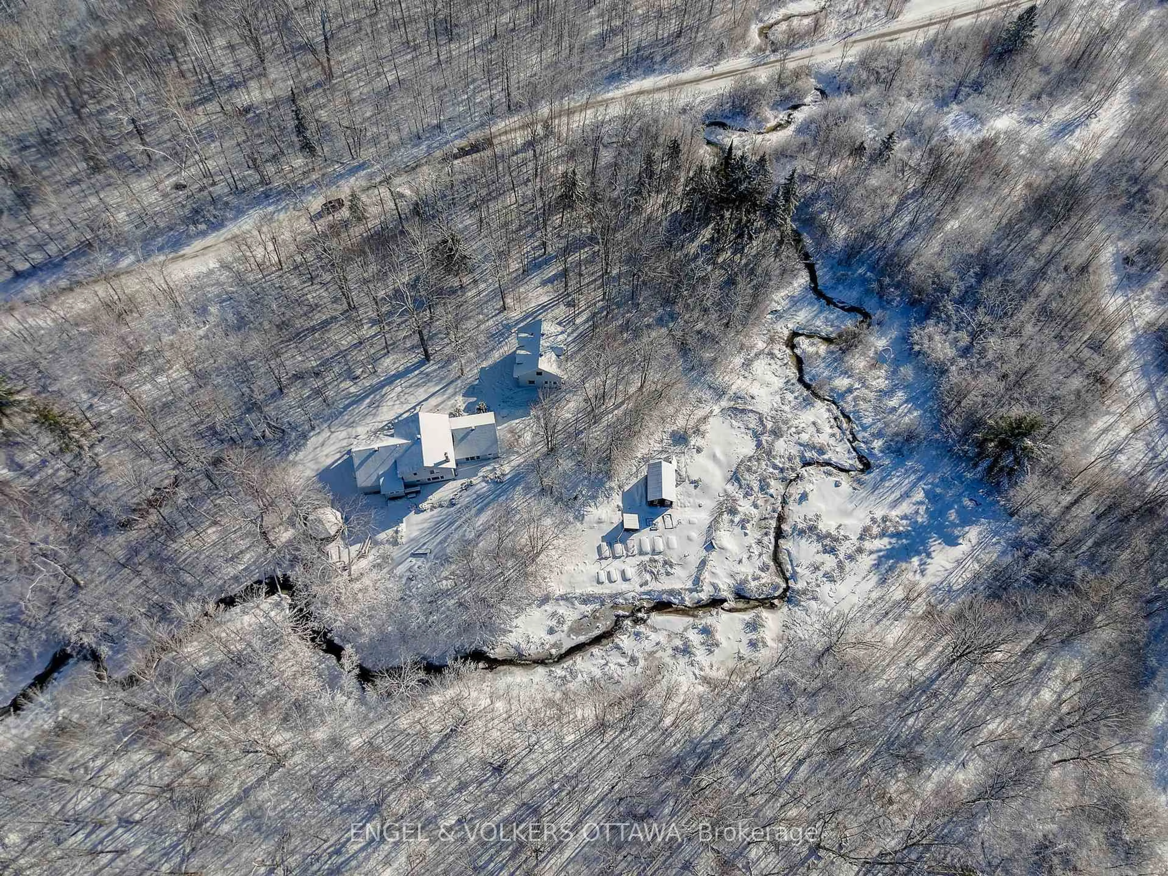 A pic from outside/outdoor area/front of a property/back of a property/a pic from drone, forest/trees view for 3415 Torbolton Ridge Rd, Ottawa Ontario K0A 3M0