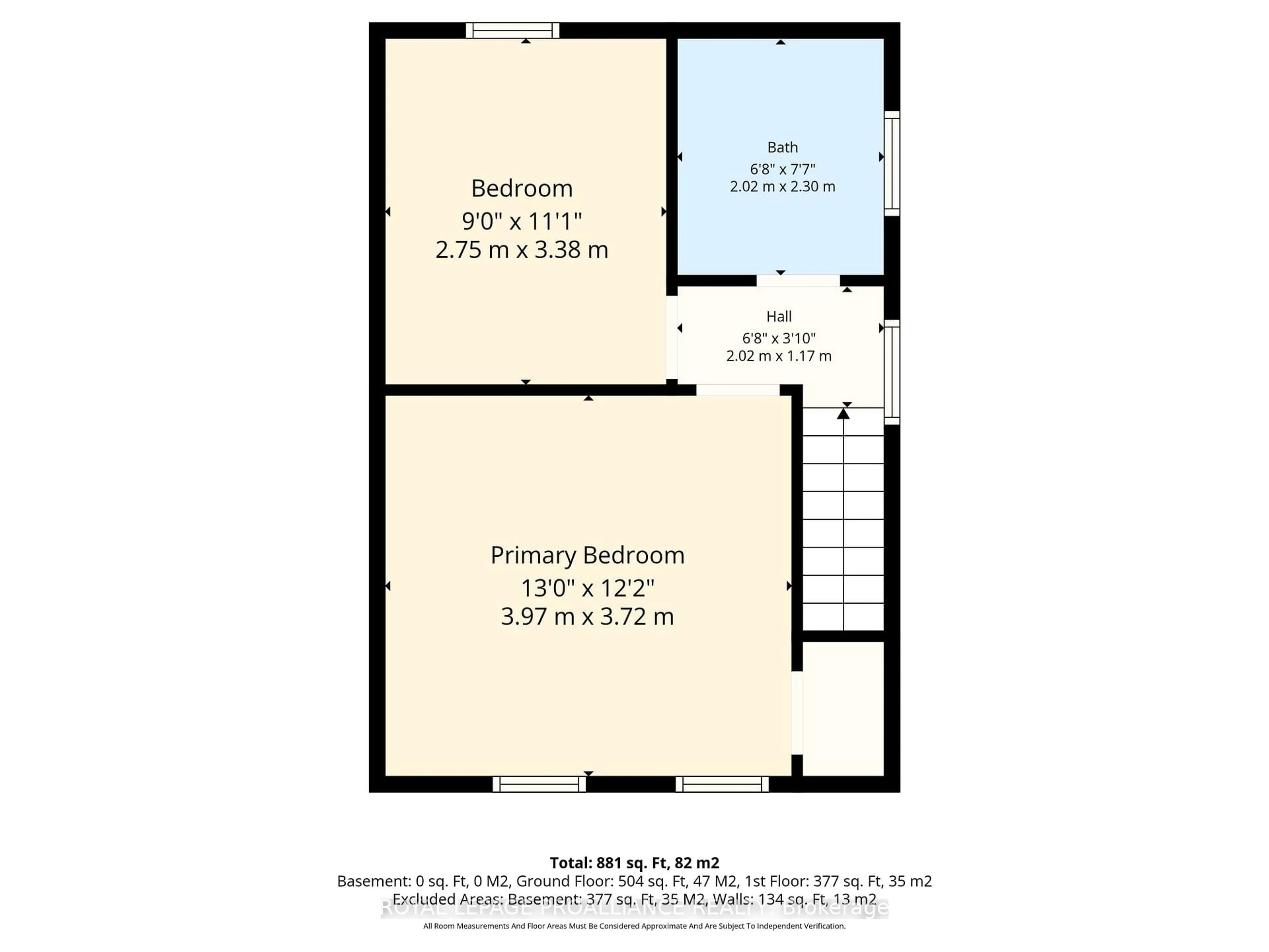 Floor plan for 173 Hibernia St, Cobourg Ontario K9A 3J9