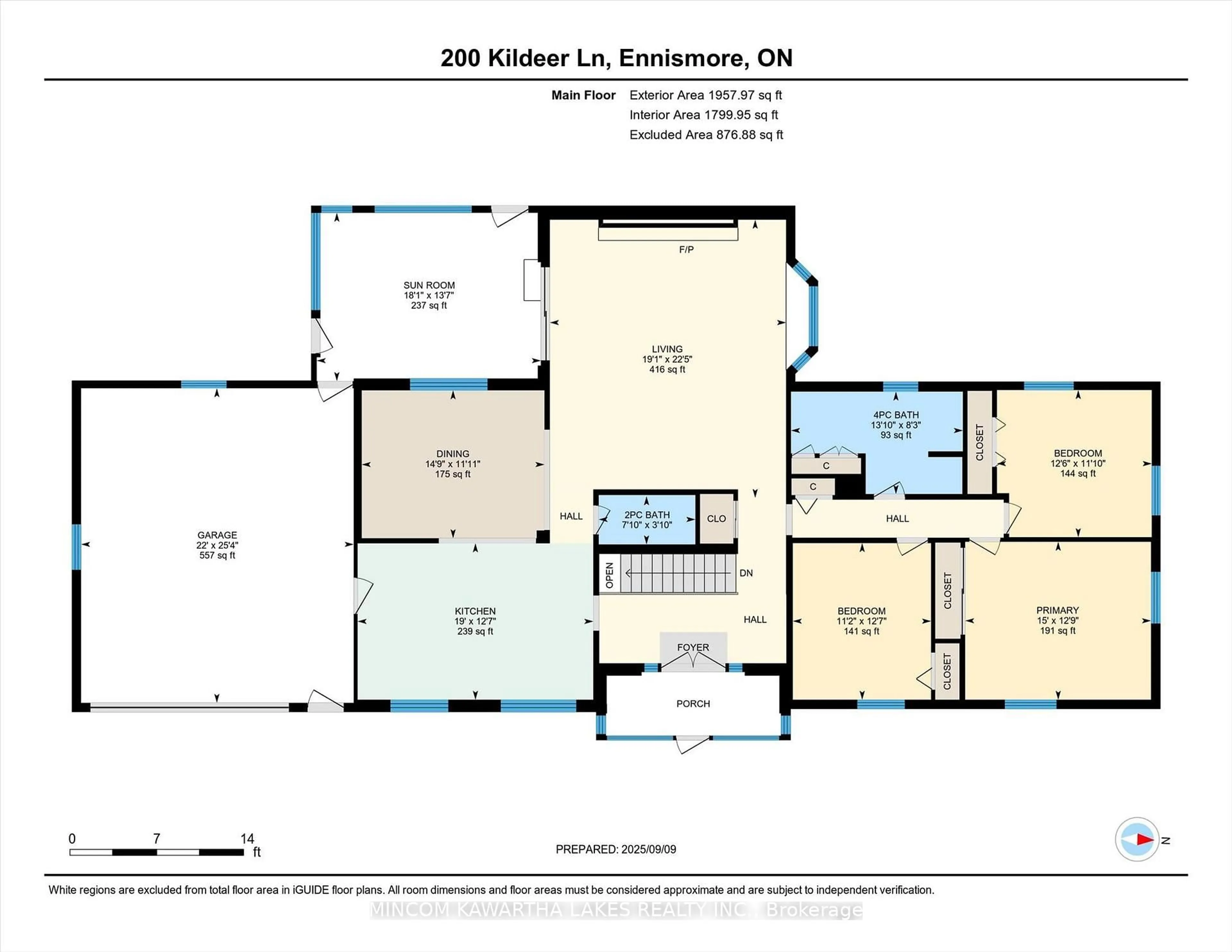 Floor plan for 200 Kildeer Lane, Selwyn Ontario K0L 1T0