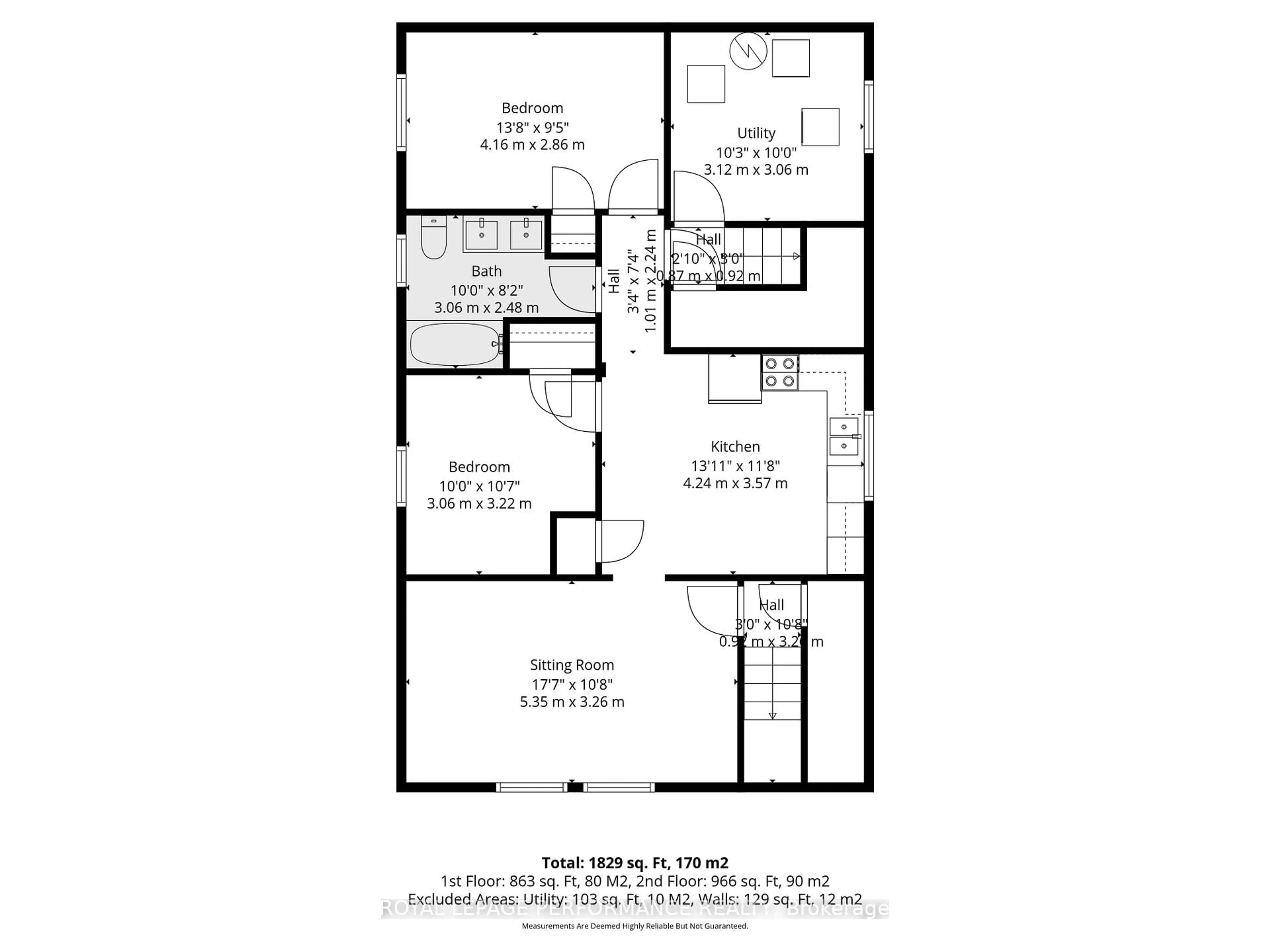 Floor plan for 176 Dagmar Ave, Ottawa Ontario K1L 5T2