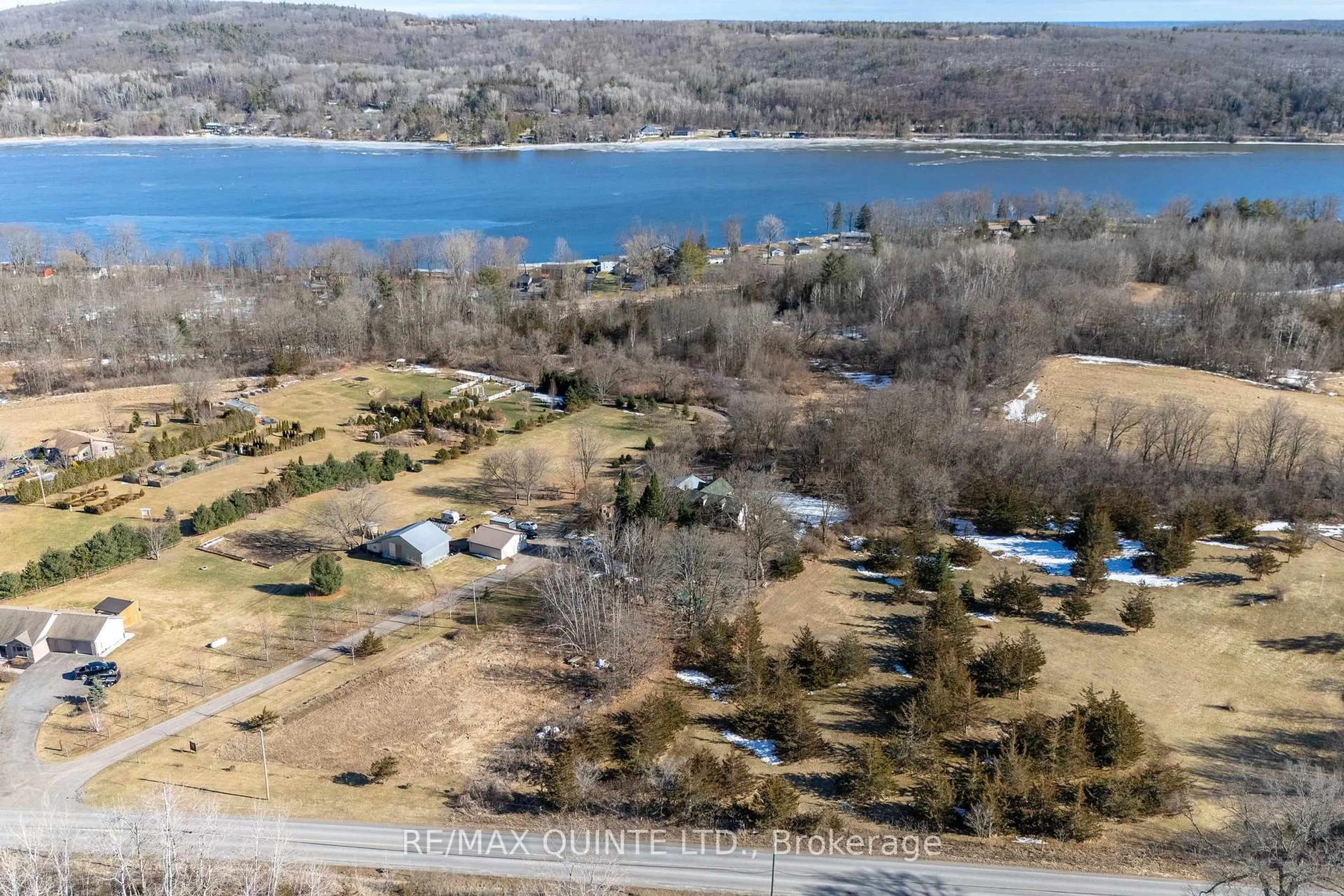 A pic from outside/outdoor area/front of a property/back of a property/a pic from drone, water/lake/river/ocean view for 636 GLEN ROSS Rd, Hastings Ontario K0K 2C0