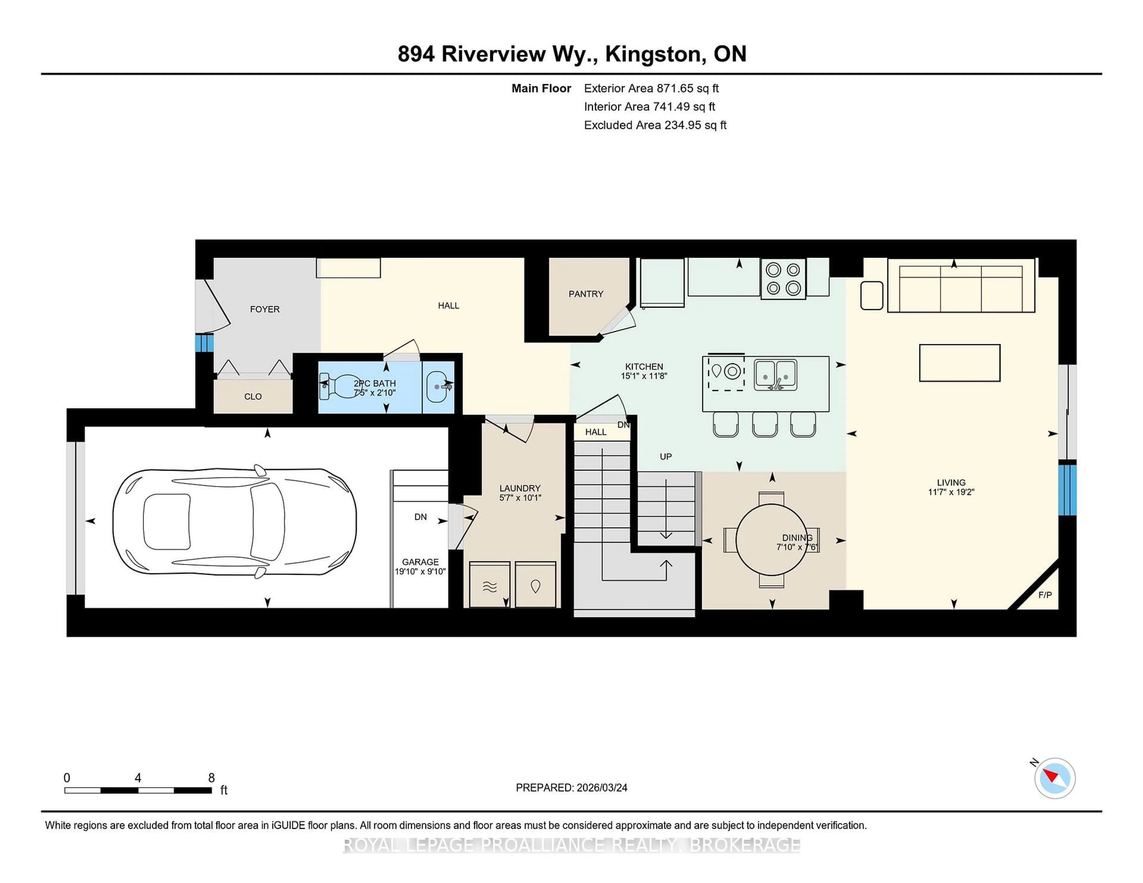 Floor plan for 894 Riverview Way, Kingston Ontario K7K 0J2