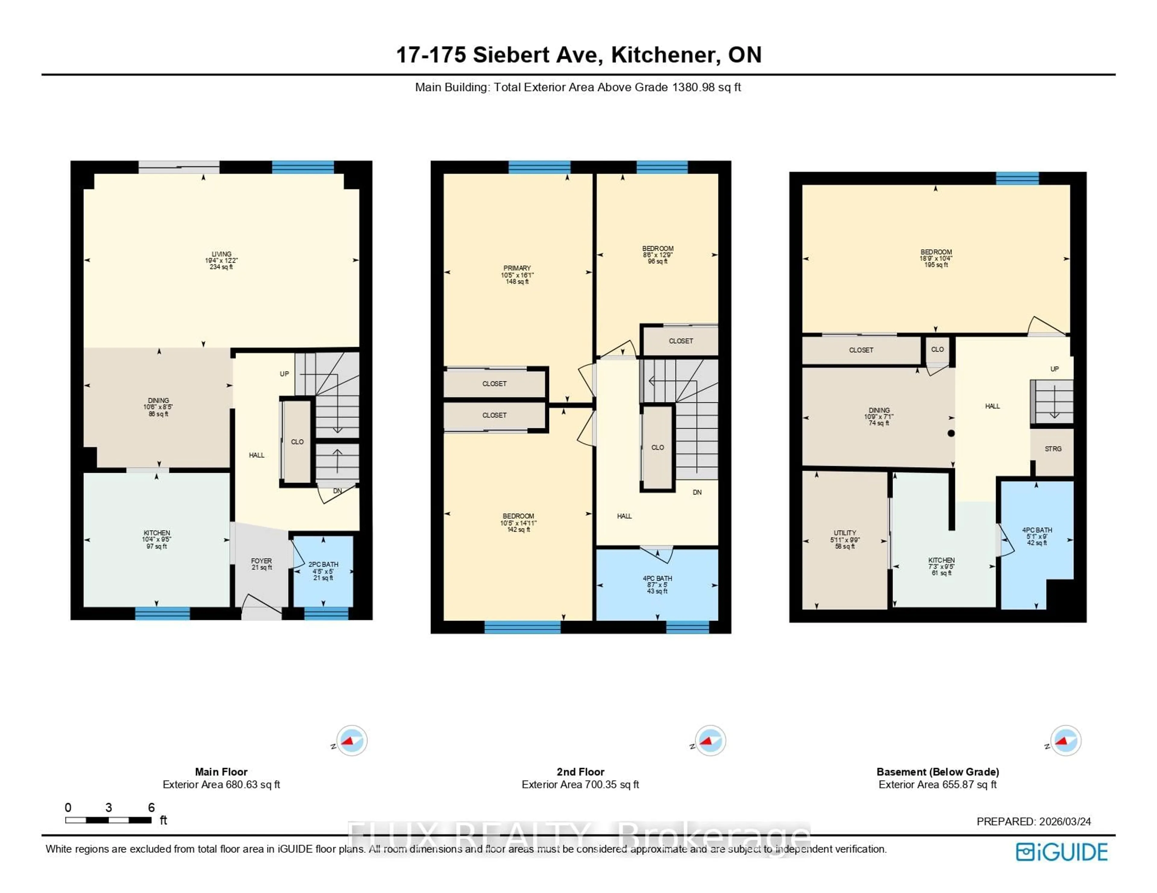 Floor plan for 175 Siebert Ave #17, Kitchener Ontario N2C 2M1