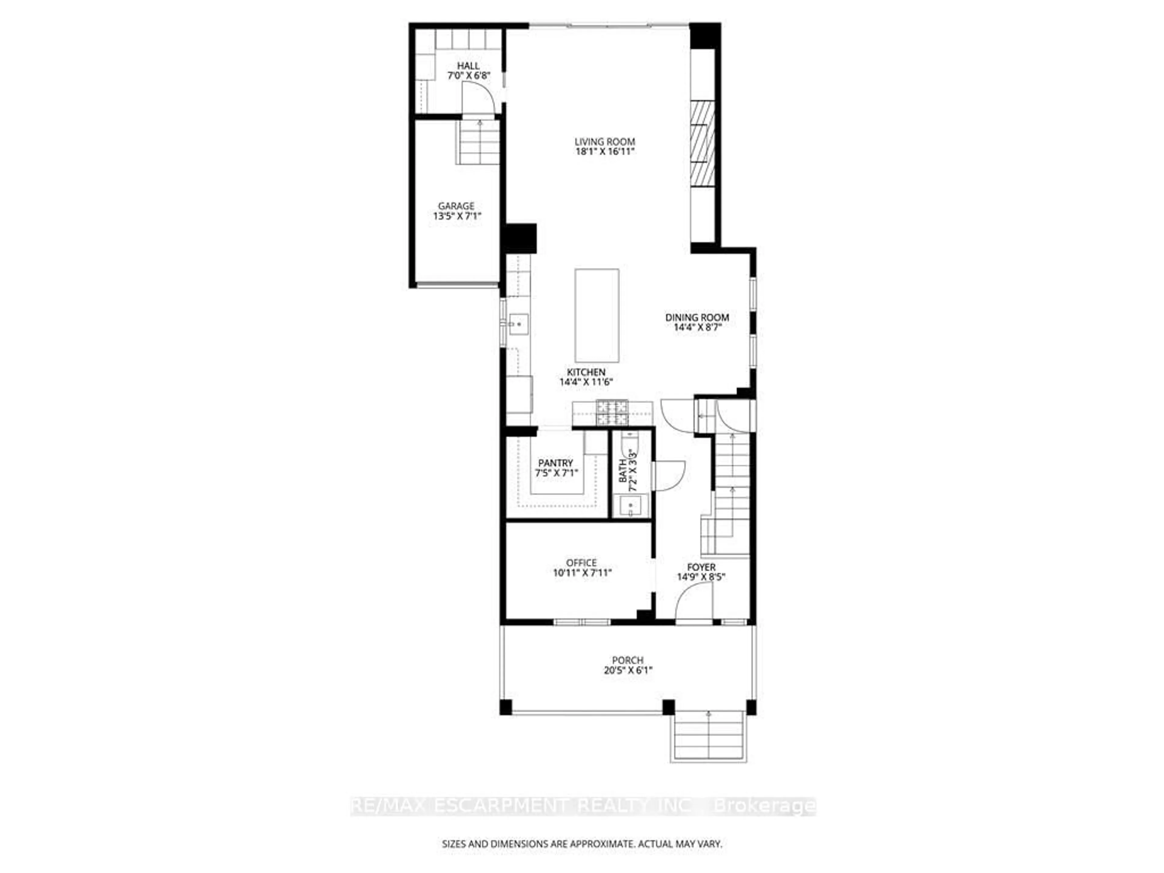 Floor plan for 30 MATILDA St, Hamilton Ontario L9H 2Z1