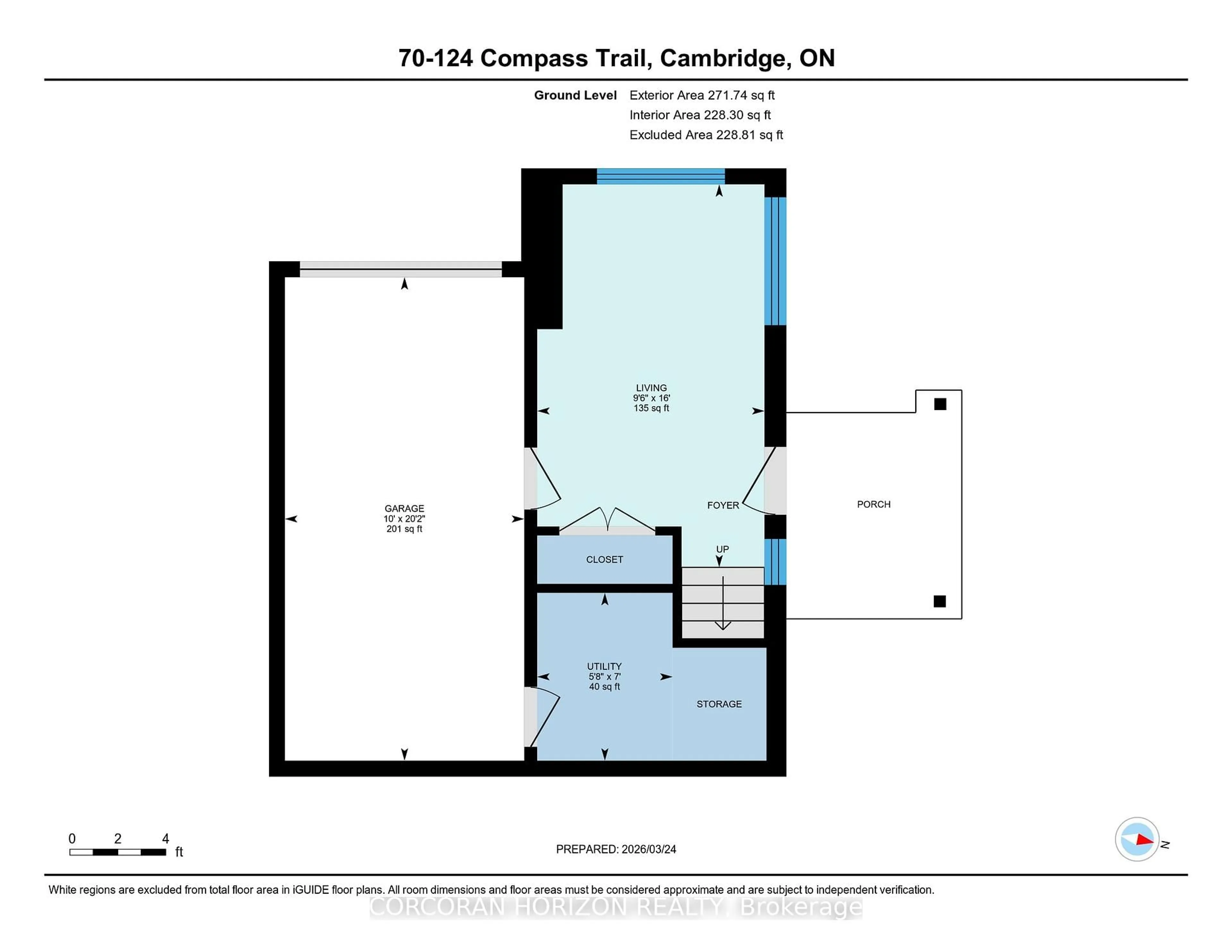 Floor plan for 124 Compass Tr #70, Cambridge Ontario N3E 0E3