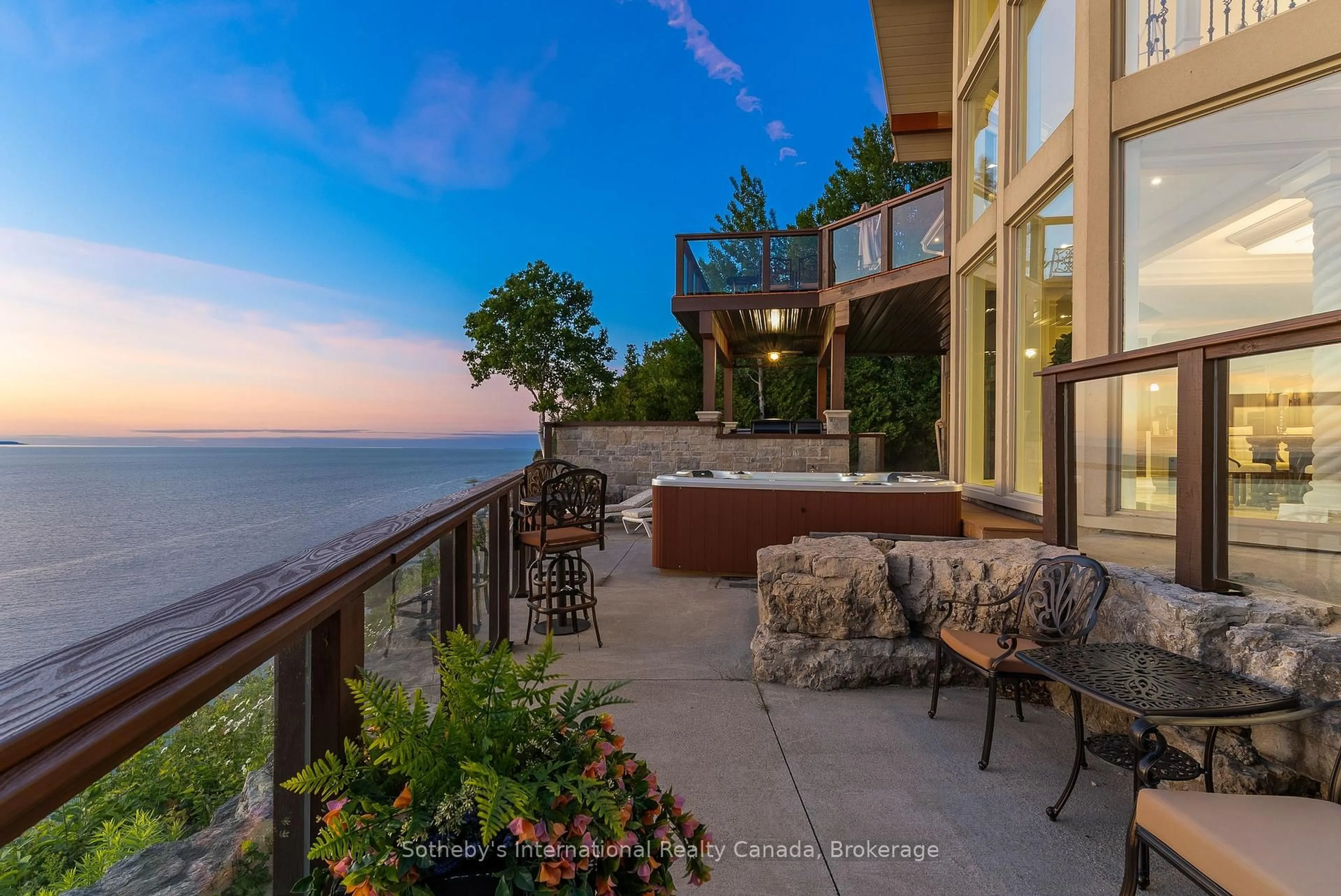 Patio, water/lake/river/ocean view for 176 Moore St, Northern Bruce Peninsula Ontario N0H 1W0